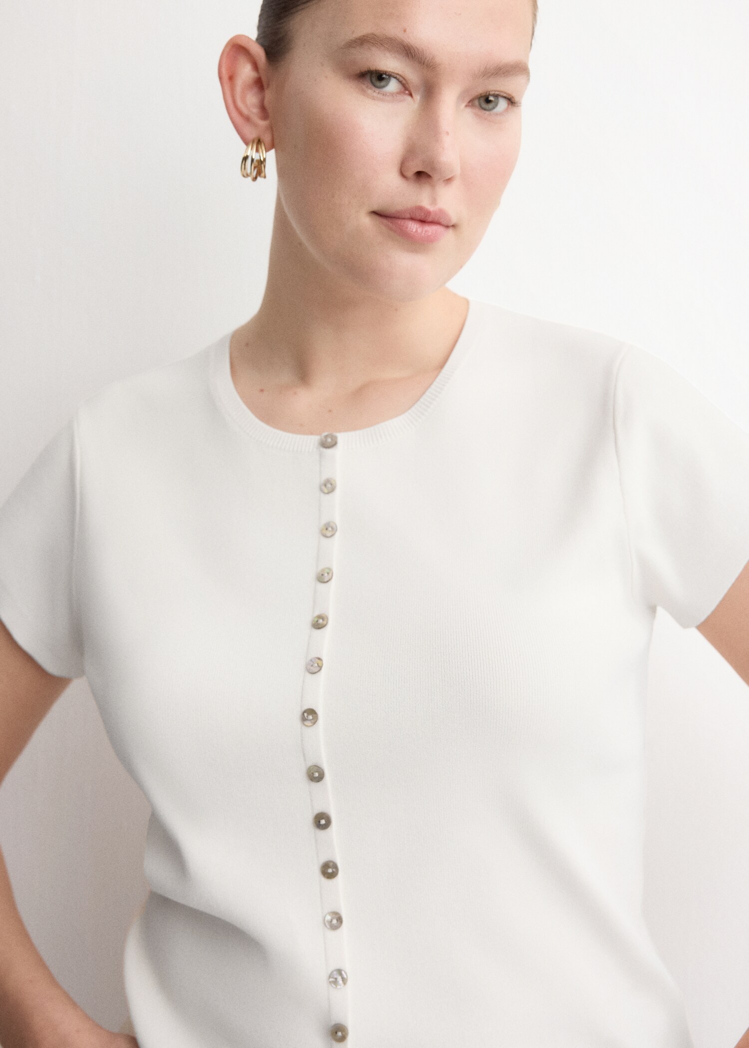 Jersey punto detalle botones - Detalle del artículo 4