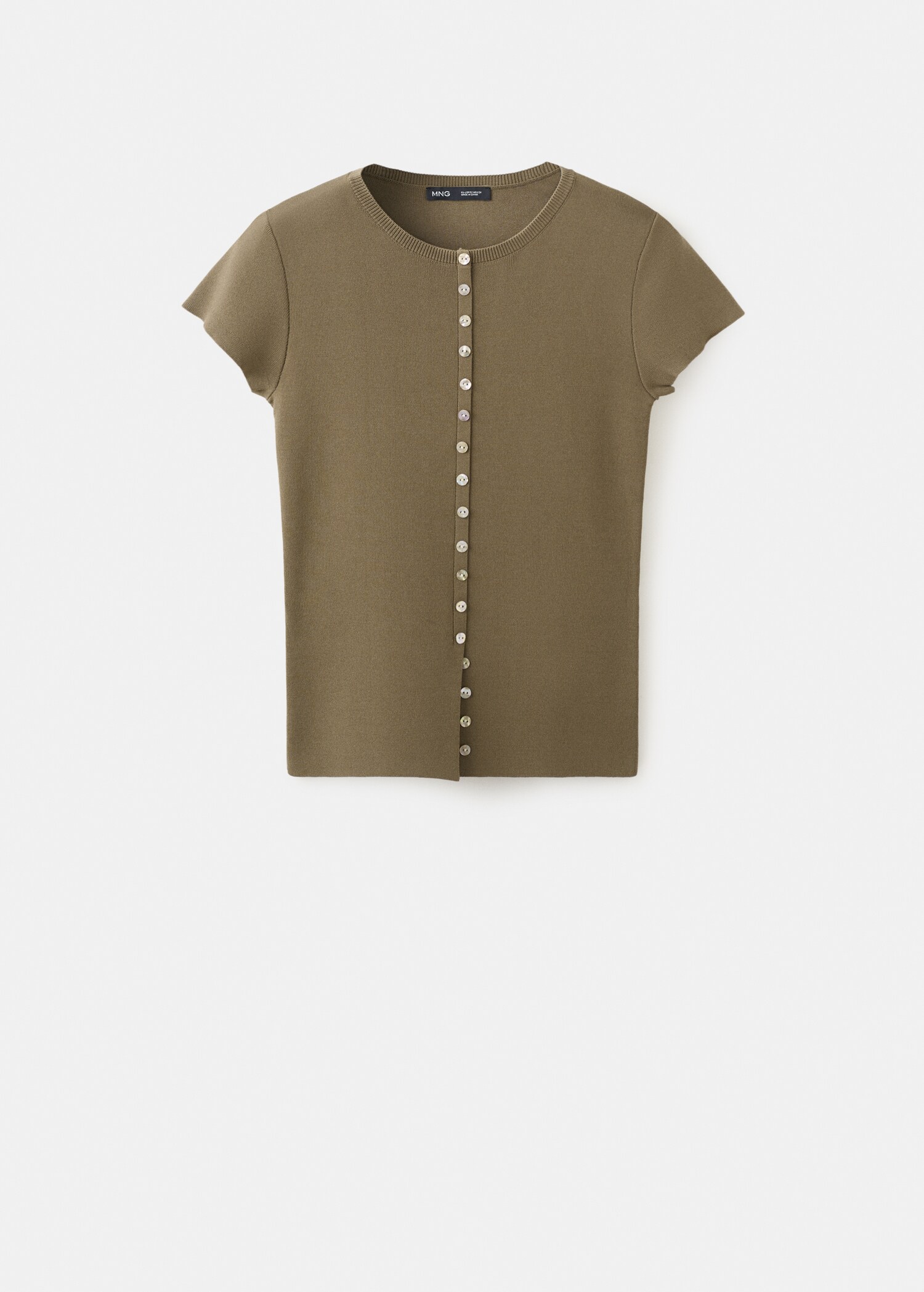 Jersey punto detalle botones - Artículo sin modelo