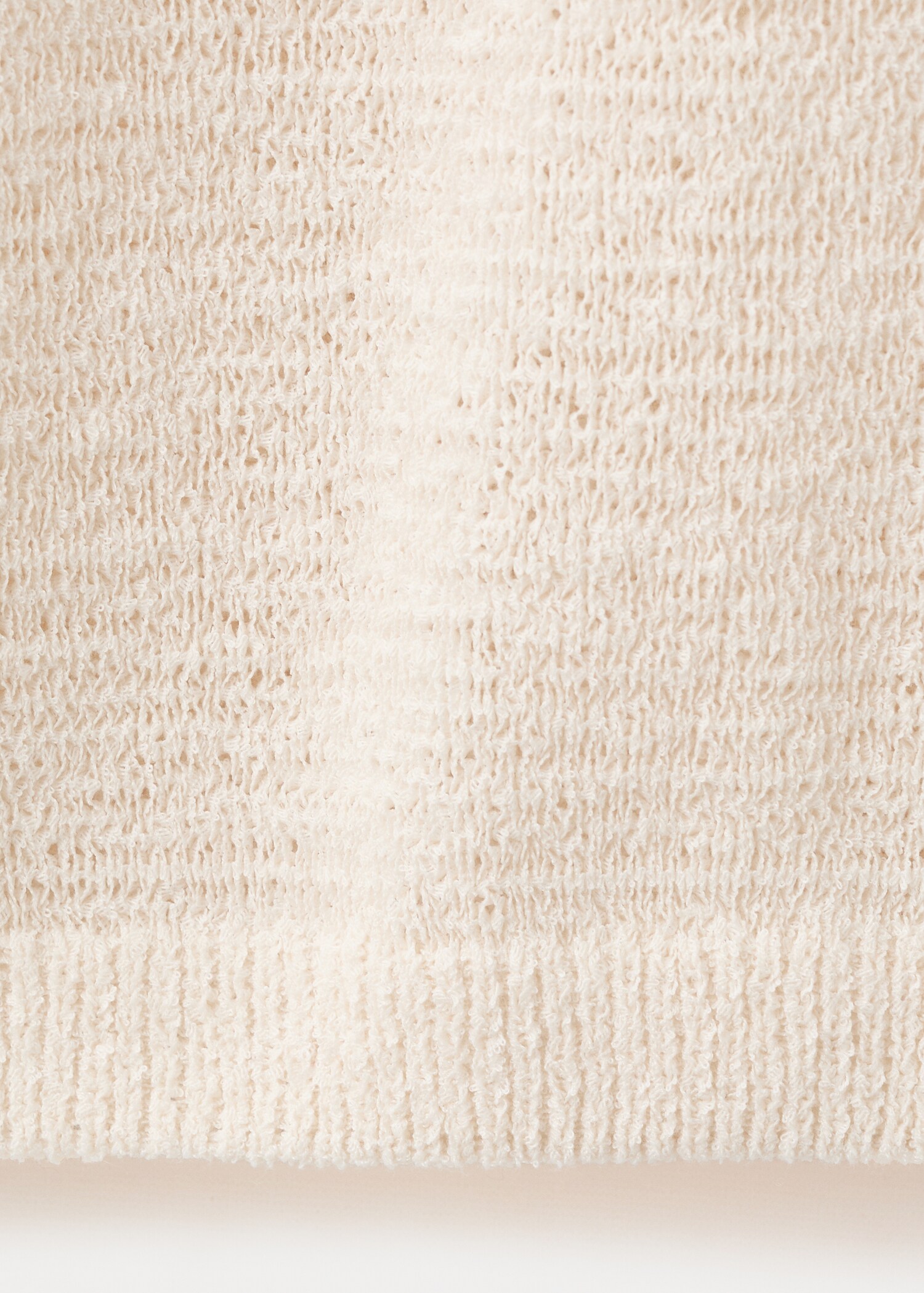 Short-sleeved knitted sweater - Details of the article 0