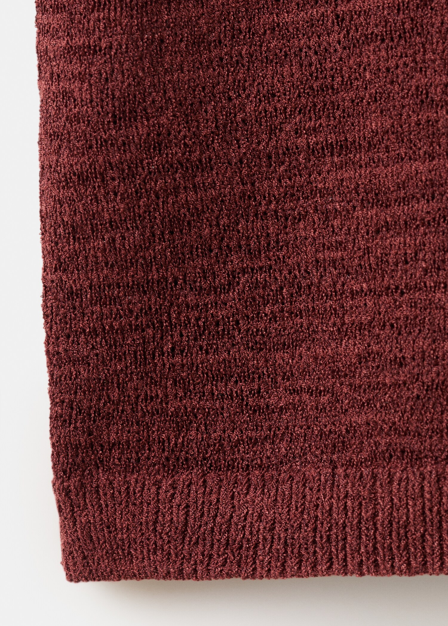 Short-sleeved knitted sweater - Details of the article 0