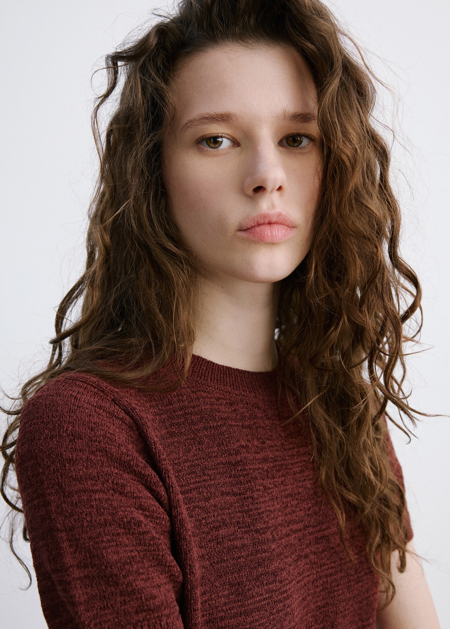 Short-sleeved knitted sweater - Details of the article 1