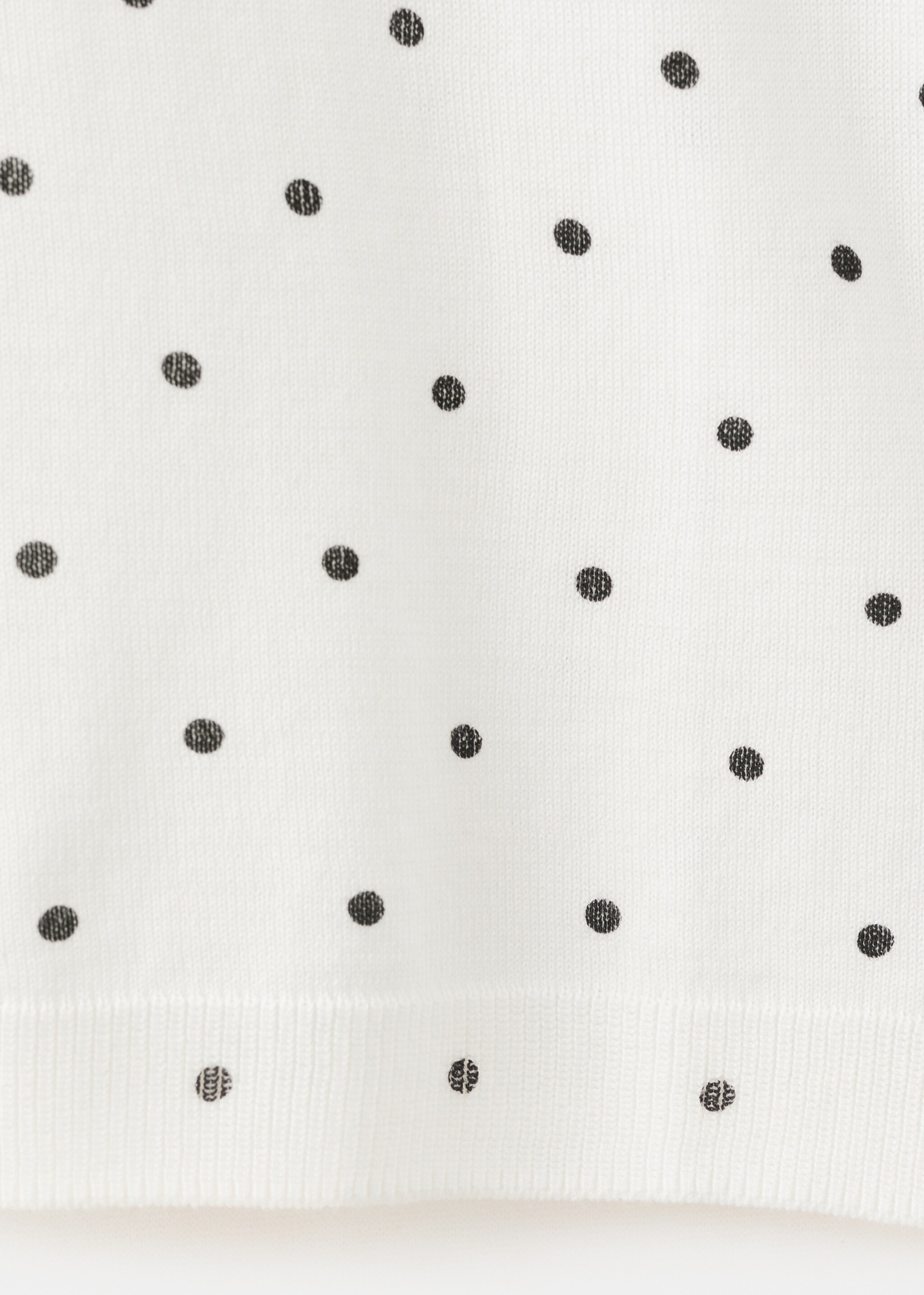 Jersey punto lunares - Detalle del artículo 0, Blanco roto. Ref: 27007153-00.