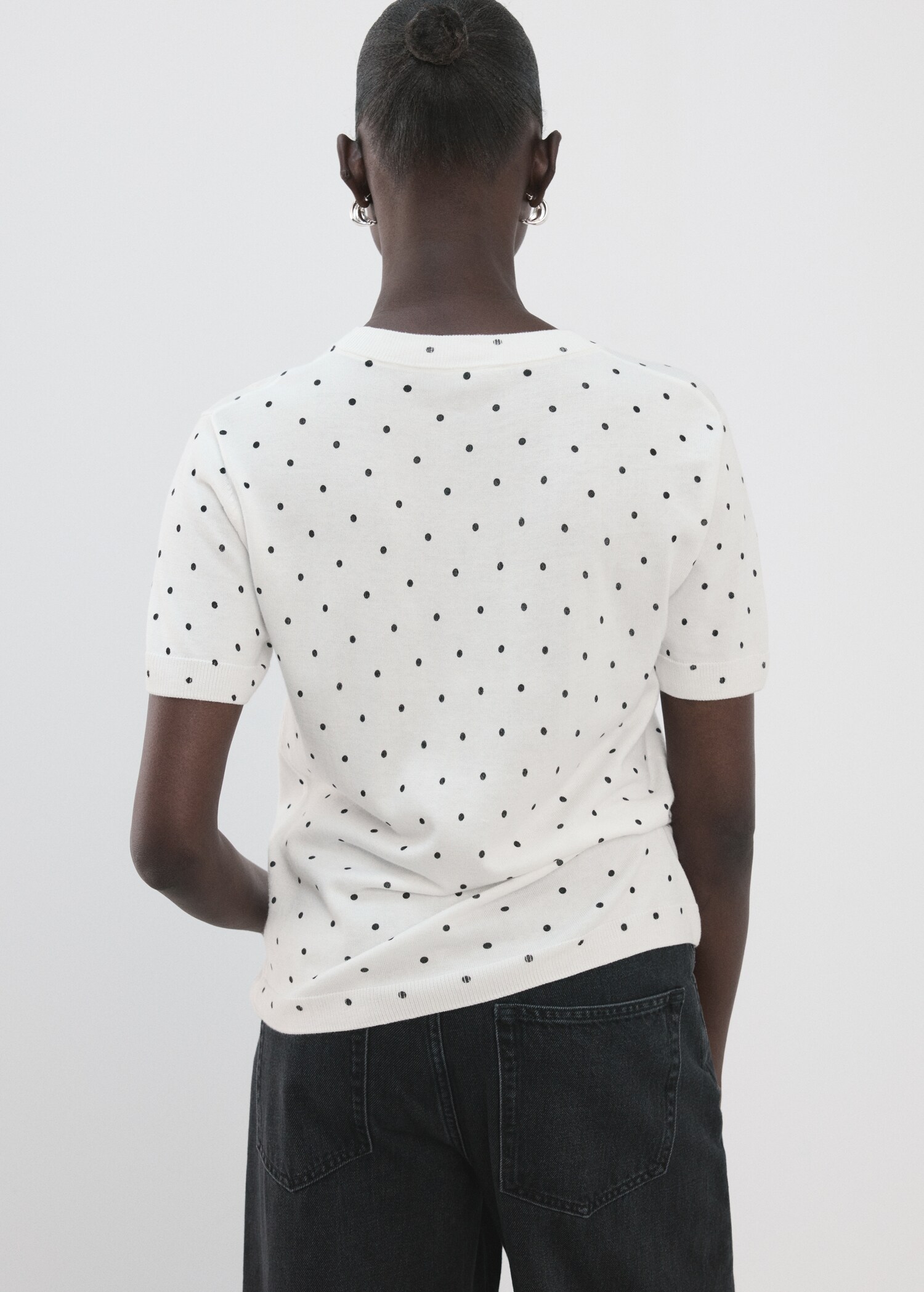 Jersey punto lunares - Reverso del artículo