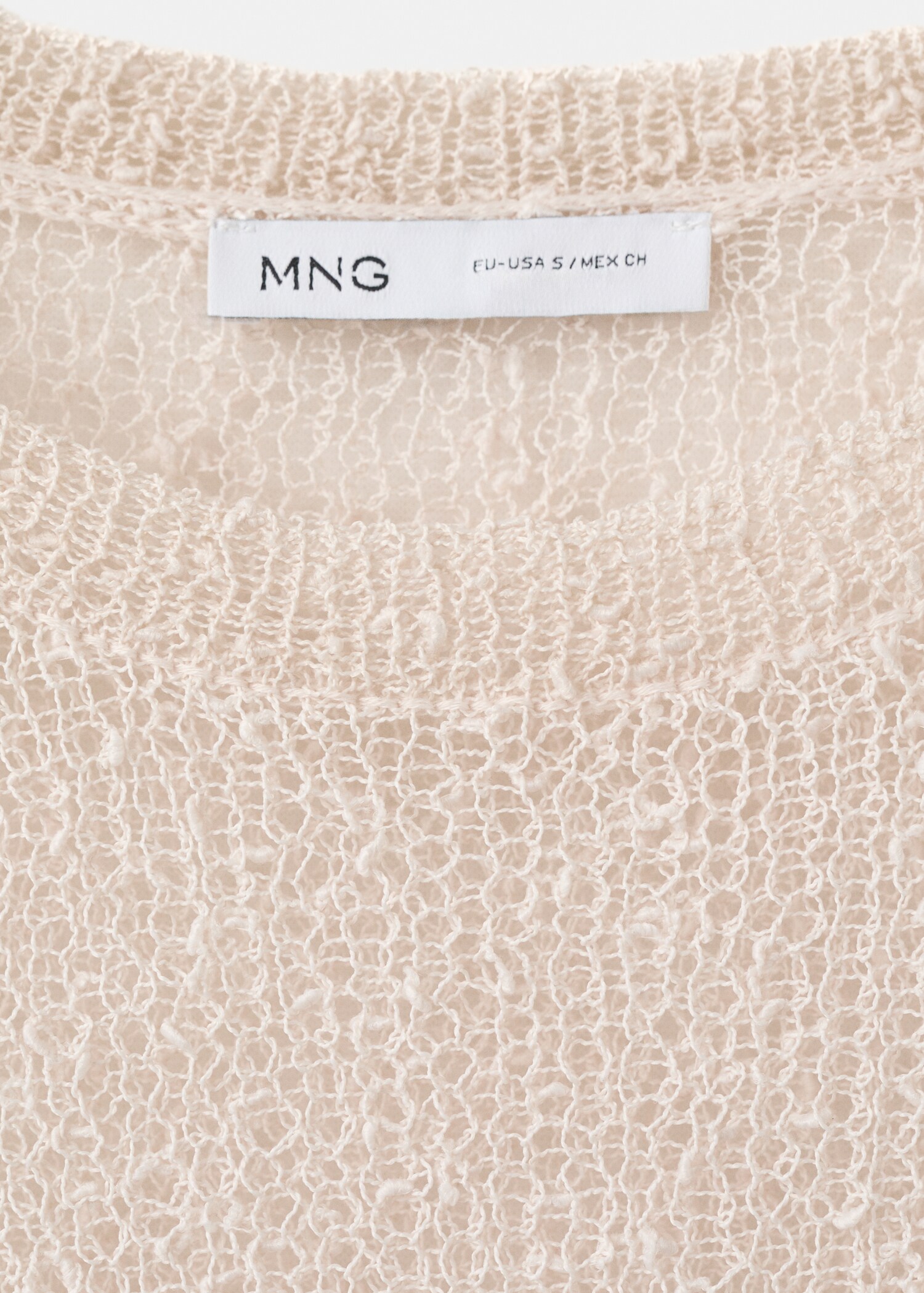 Open-knit long-sleeve jumper - Details of the article 8