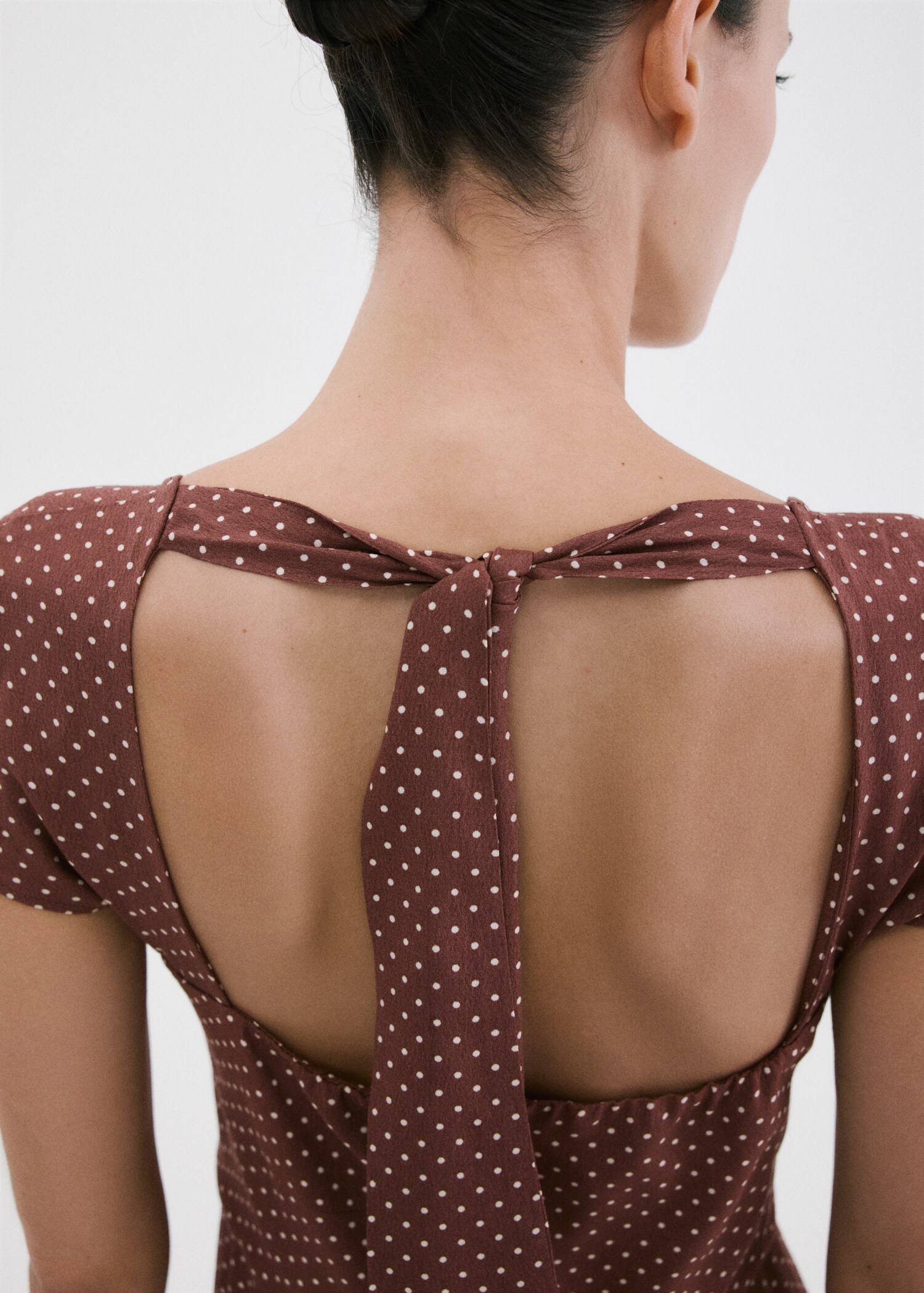 Robe à pois évasée - Détail de l'article 1