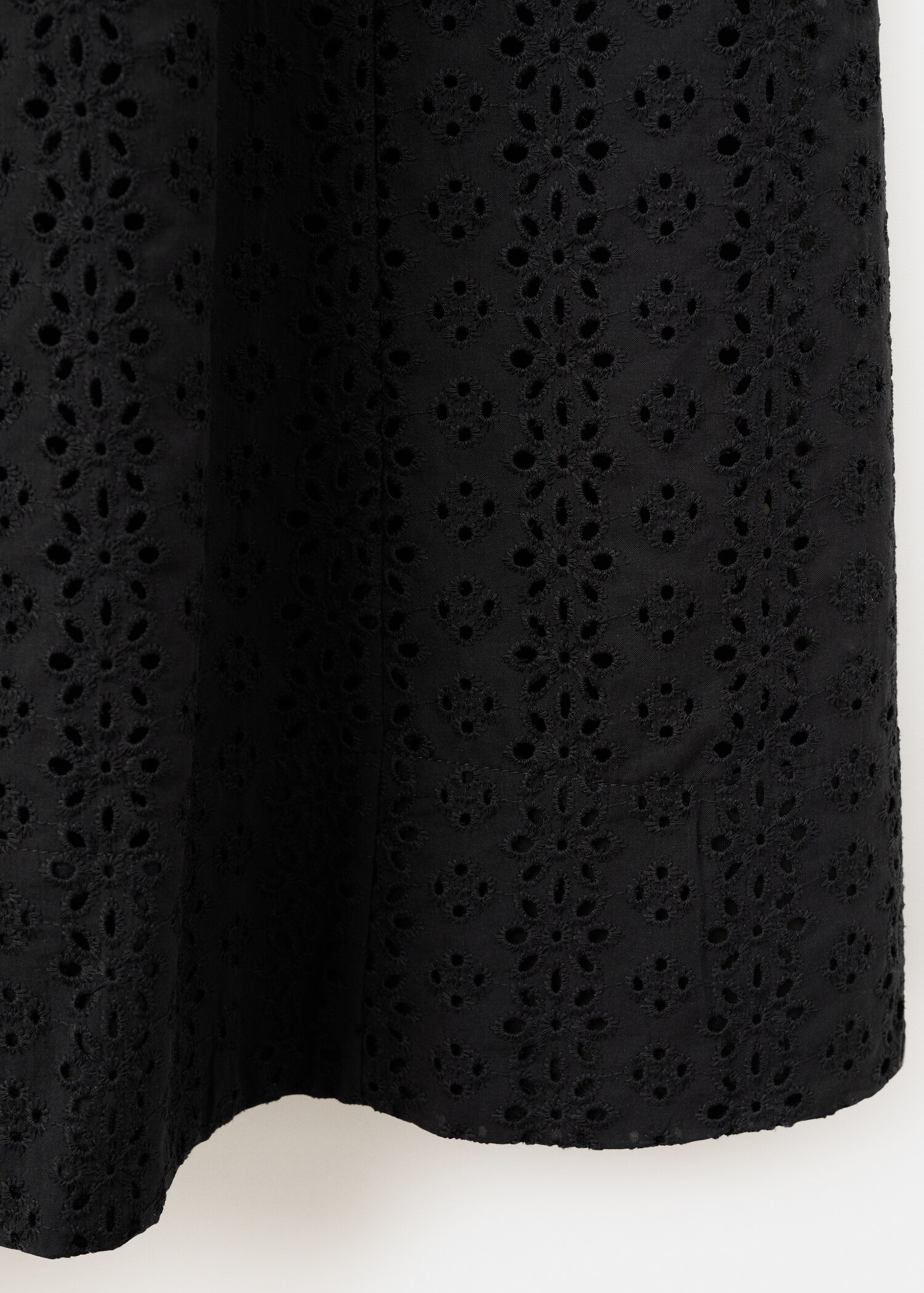 Embroidered cutwork A-line dress - Details of the article 0