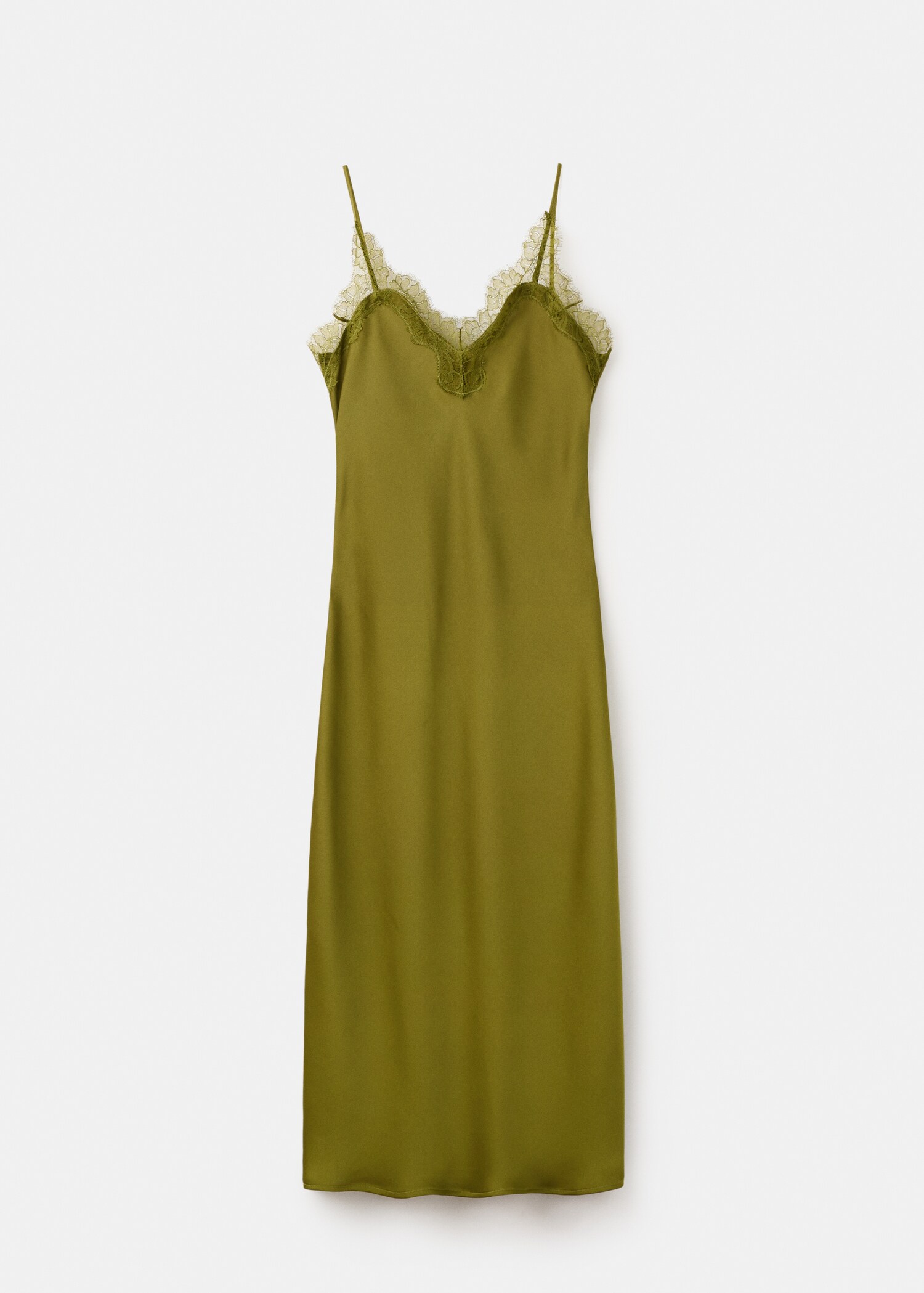 Robe style lingerie satinée - Article sans modèle