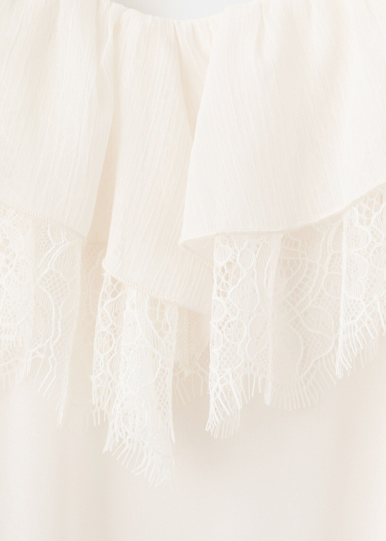 Lace ruffle dress - Details of the article 8