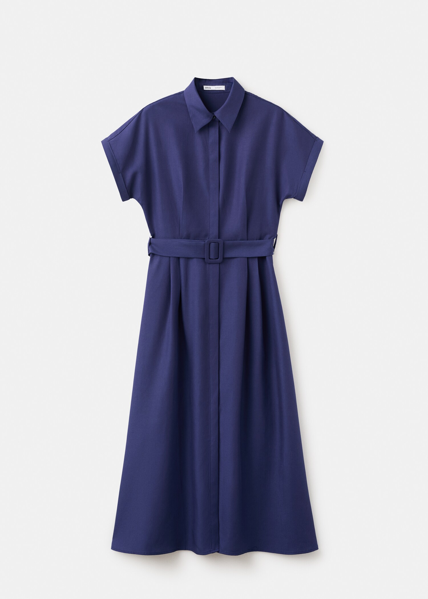 Lyocell belted shirt dress - Article without model