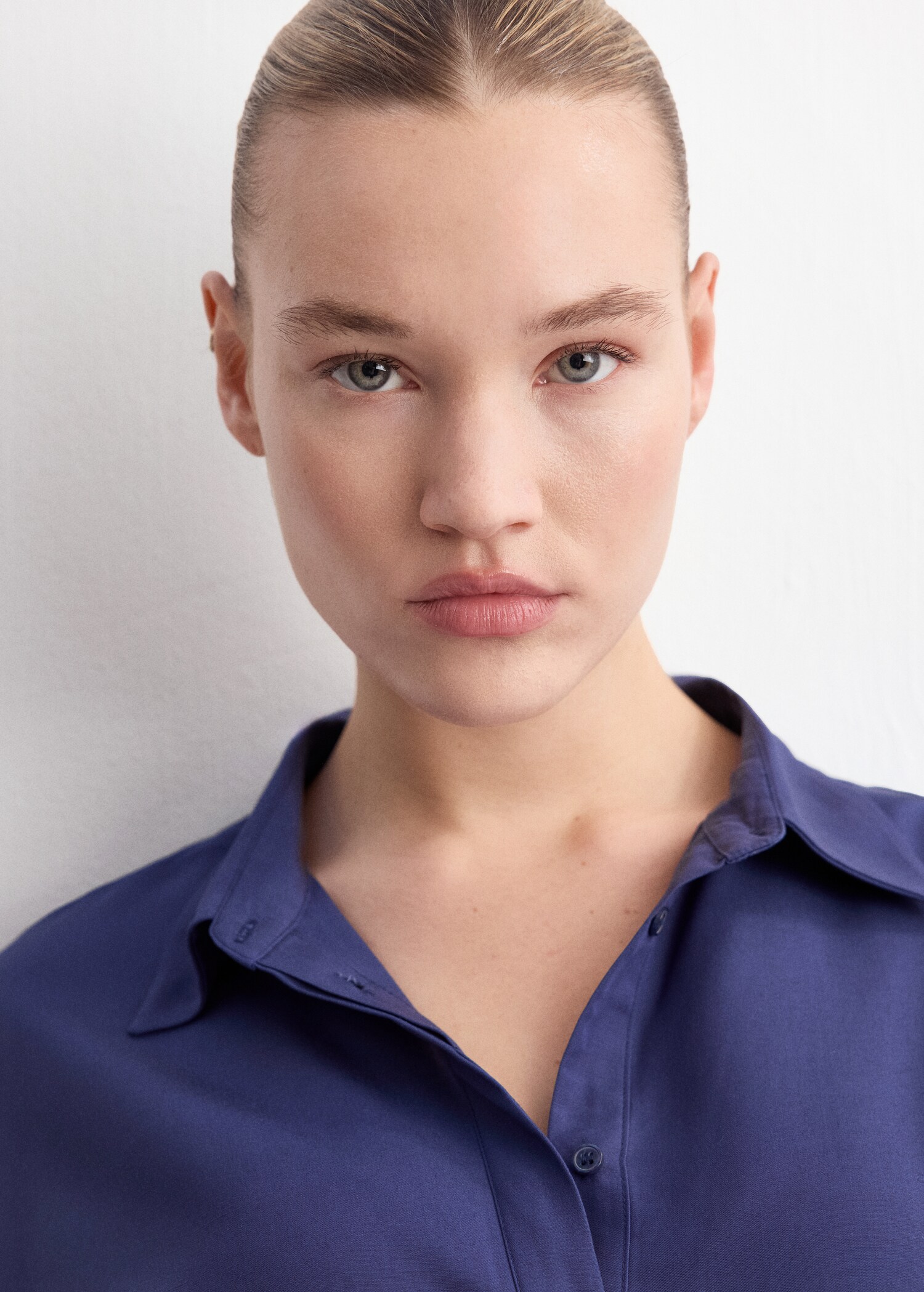 Lyocell belted shirt dress - Details of the article 4