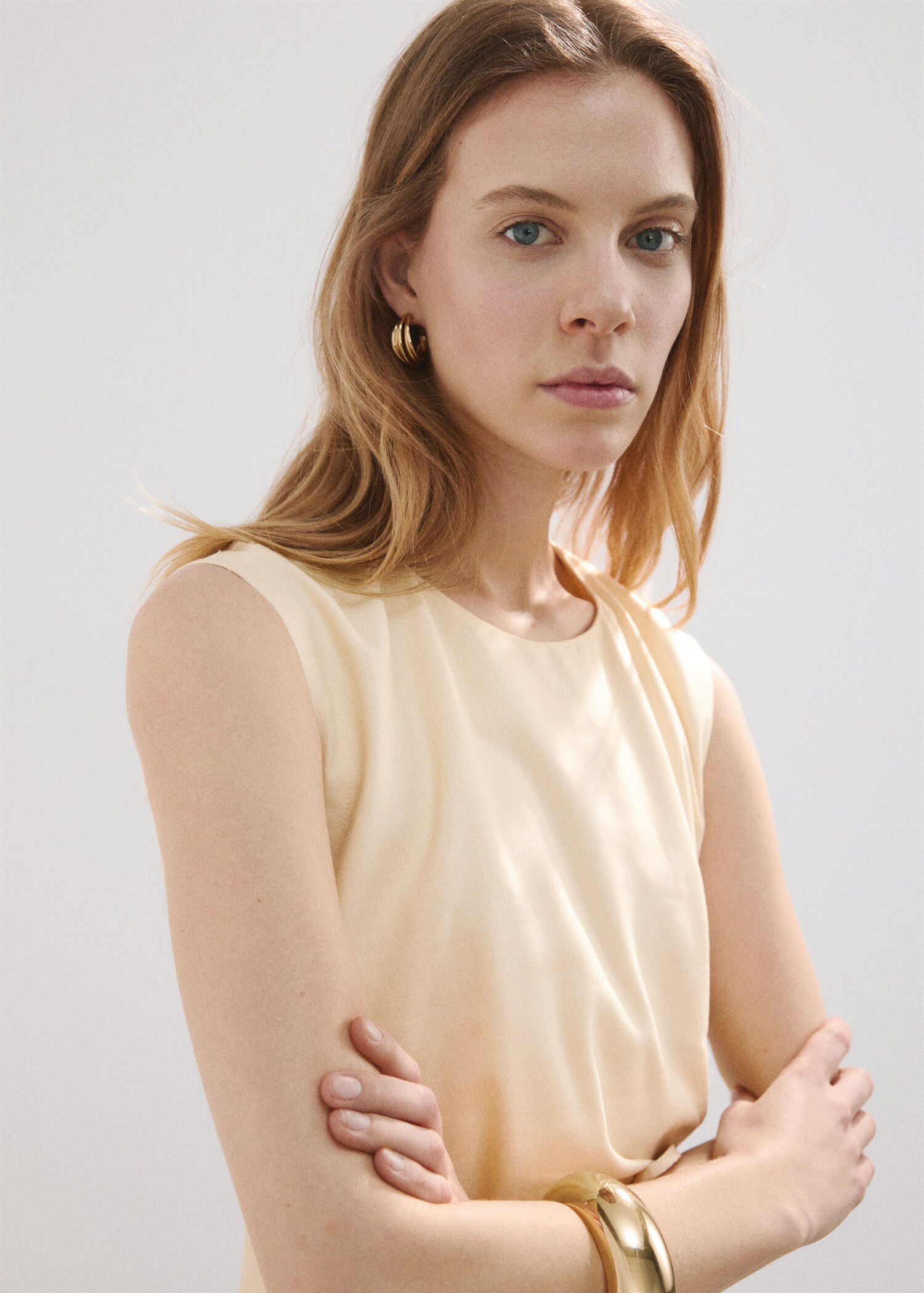 Wrap midi-dress with knot - Details of the article 1