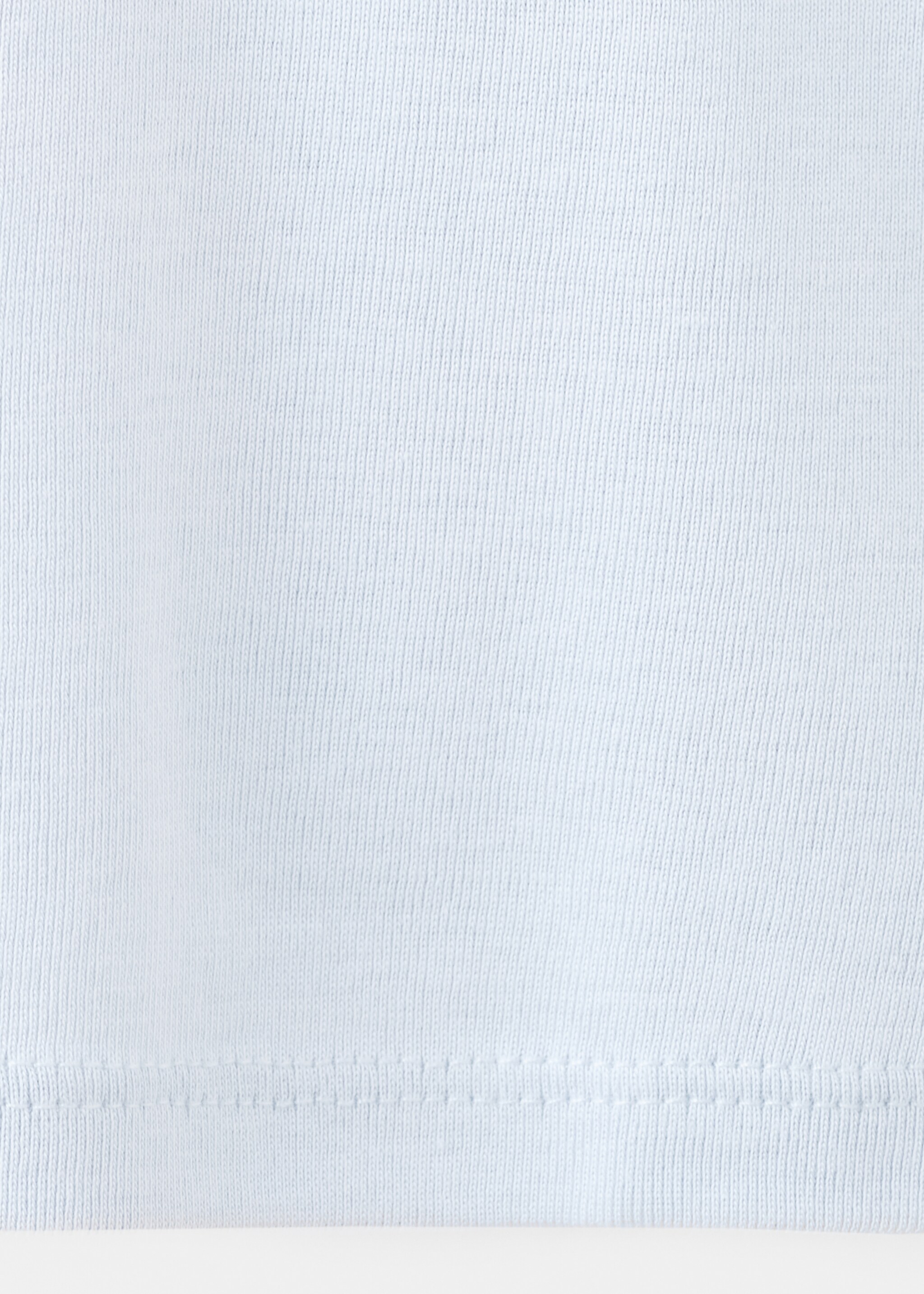 تي شيرت بكم قصير من القطن المختلط - تفاصيل المنتج 0, أزرق سماوي. Ref: 27007805-00.