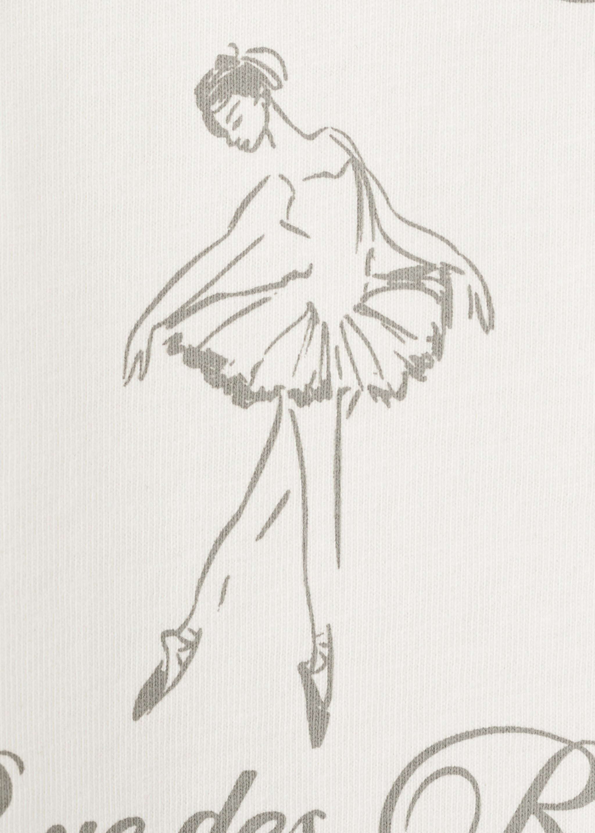 Short-sleeved printed t-shirt - Details of the article 0, Off White. Ref: 27007806-00.