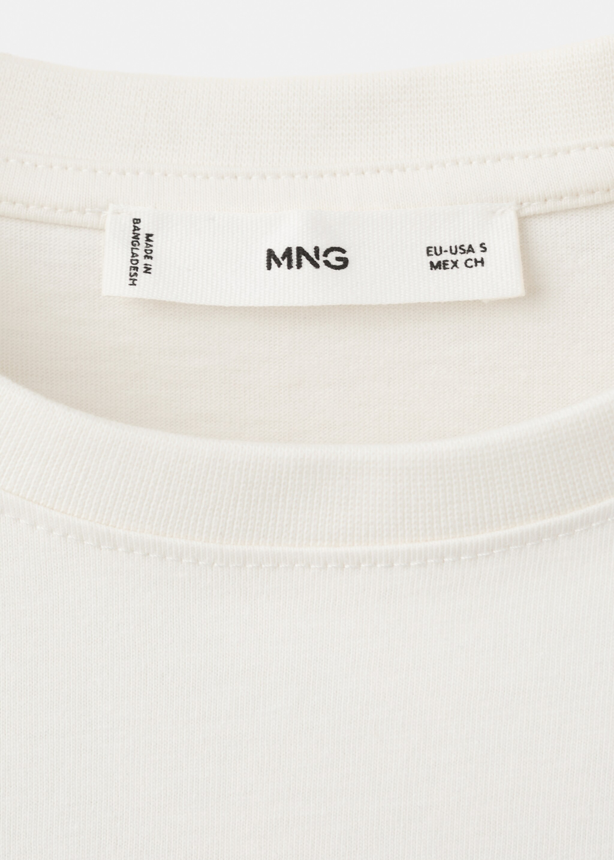 Short-sleeved printed t-shirt - Details of the article 8, Off White. Ref: 27007806-00.