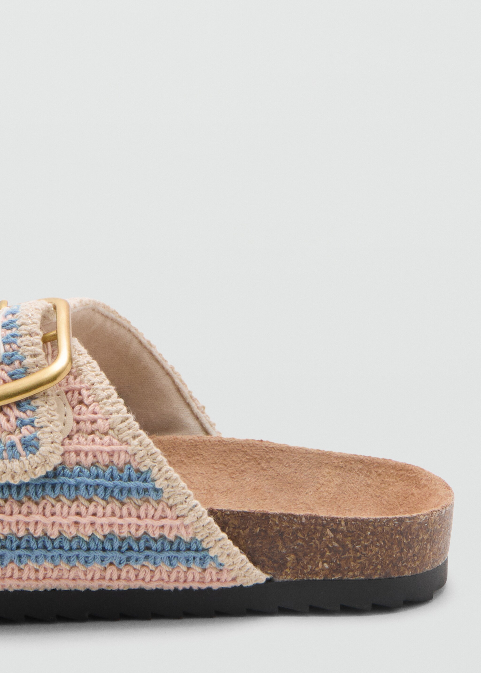 Buckled sandal - Details of the article 1, Off White. Ref: 27007893-00.