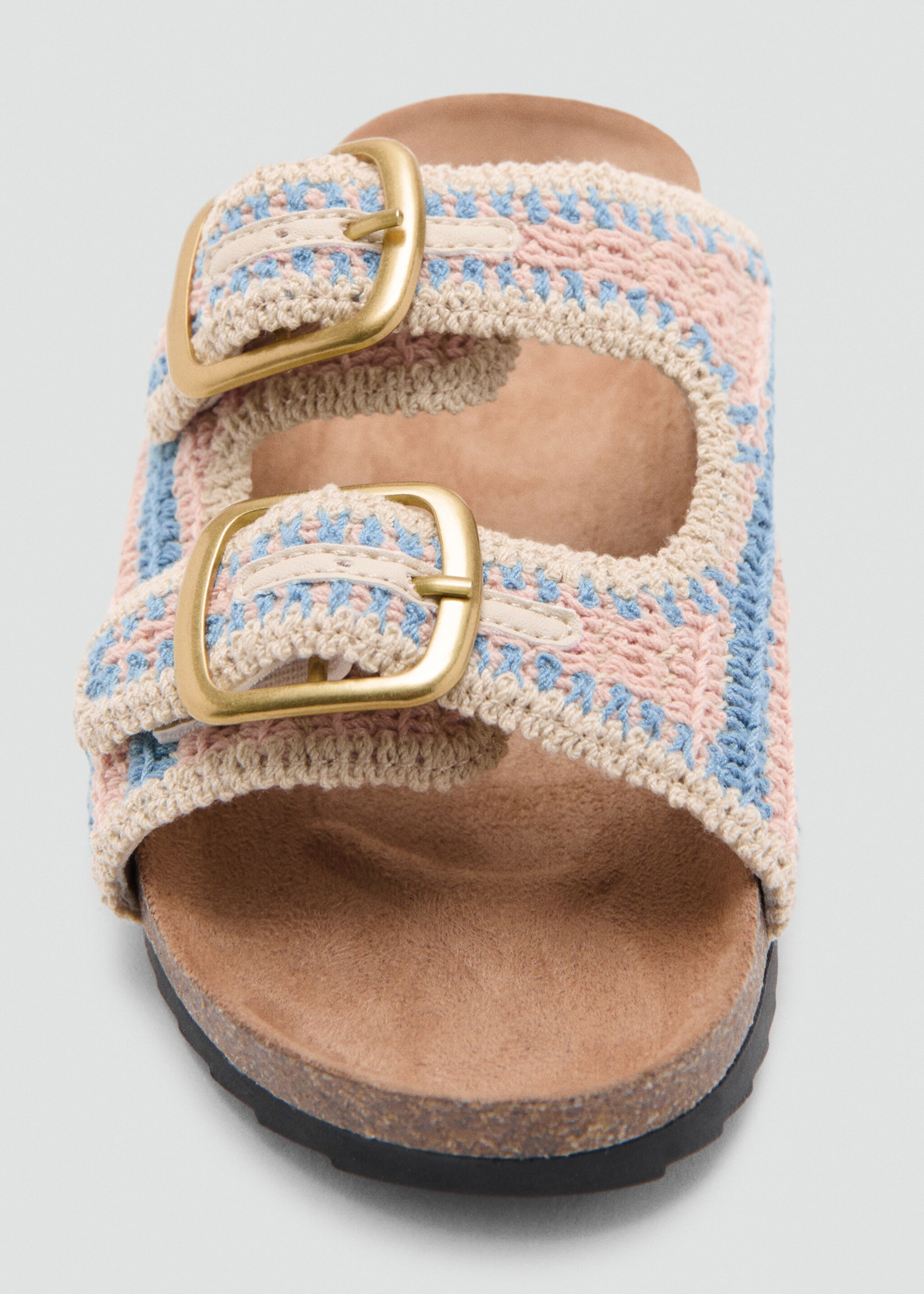 Buckled sandal - Details of the article 3, Off White. Ref: 27007893-00.