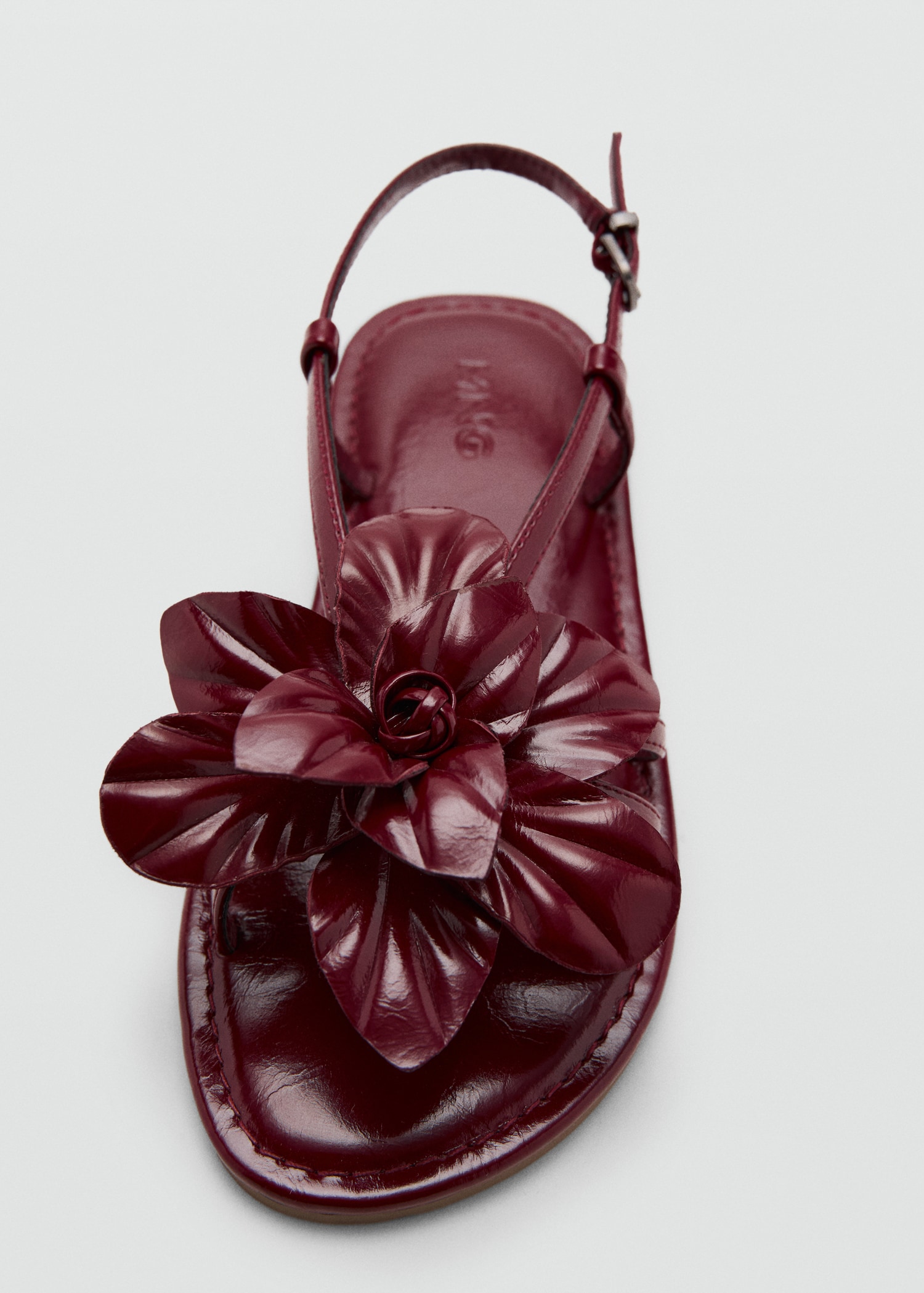 Embossed flower sandals - Details of the article 2