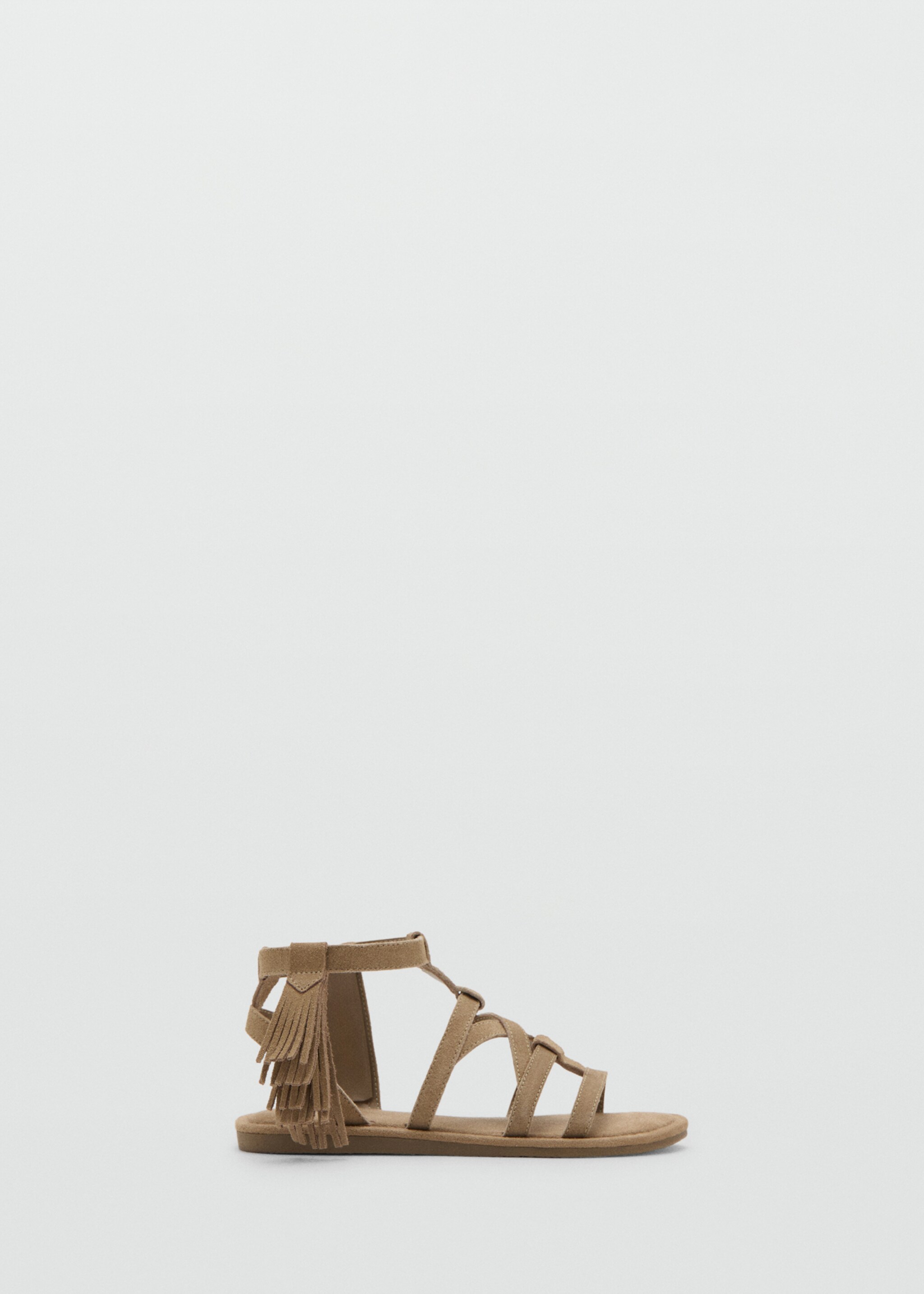 Fringe leather sandals - Article without model, Brown. Ref: 27007904-00.