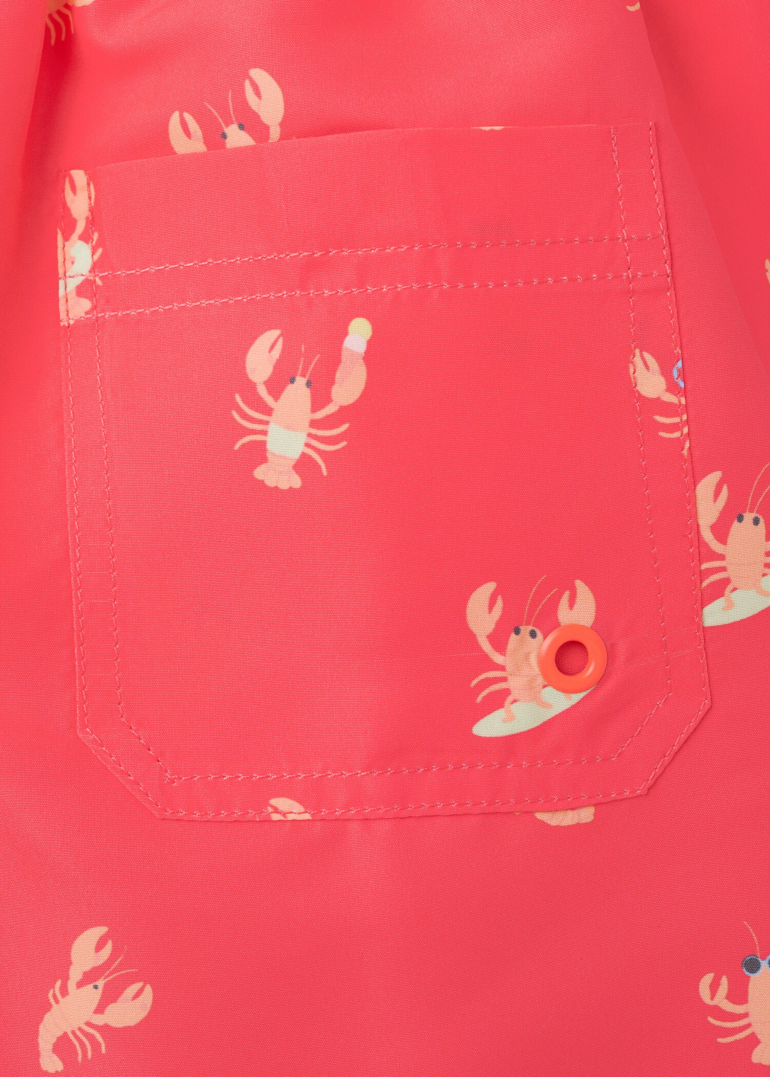 Lobster-print swimming costume - Details of the article 0