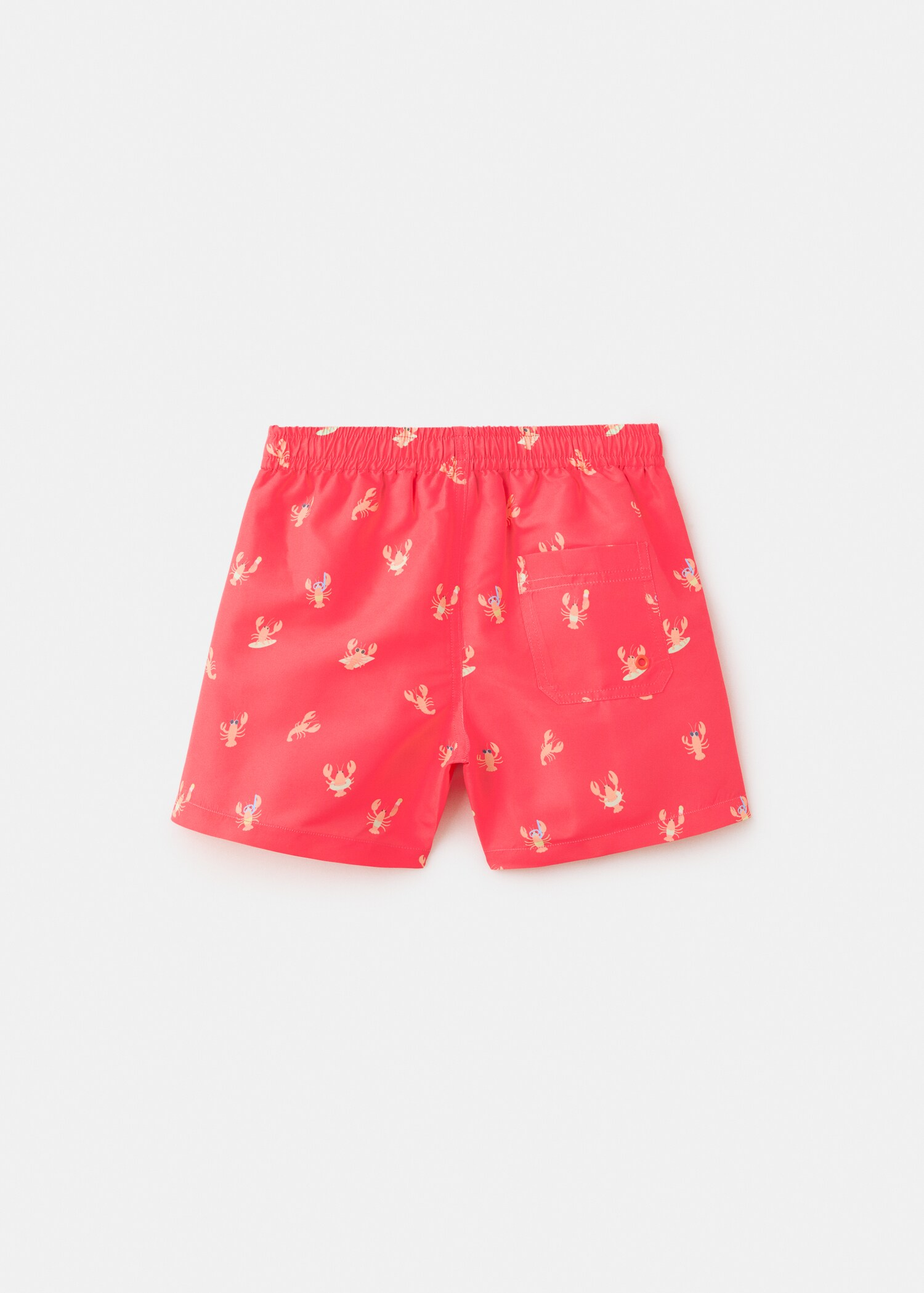 Lobster-print swimming costume - Reverse of the article