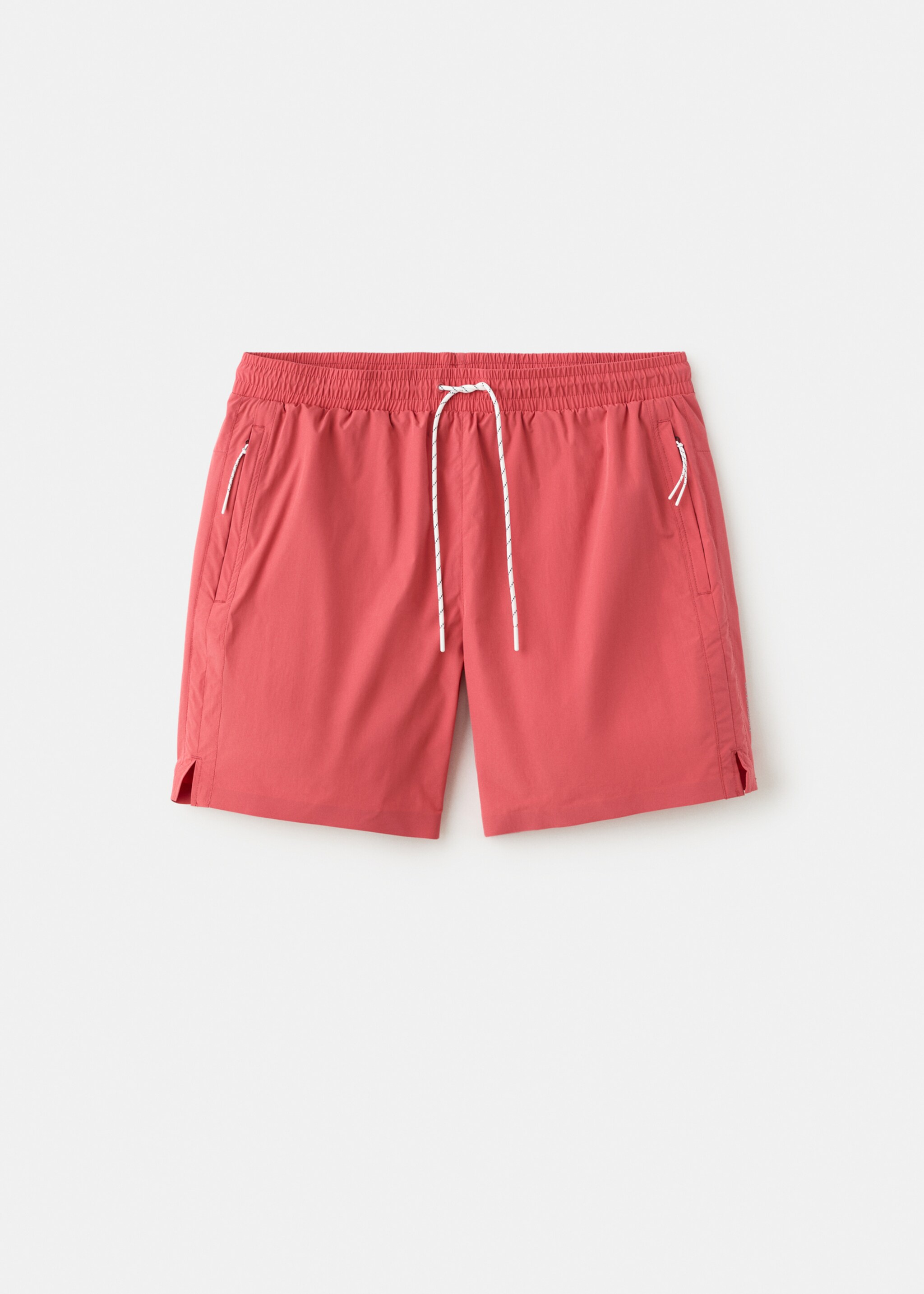 Swimsuit with zip pockets - Article without model, Red. Ref: 27007916-00.