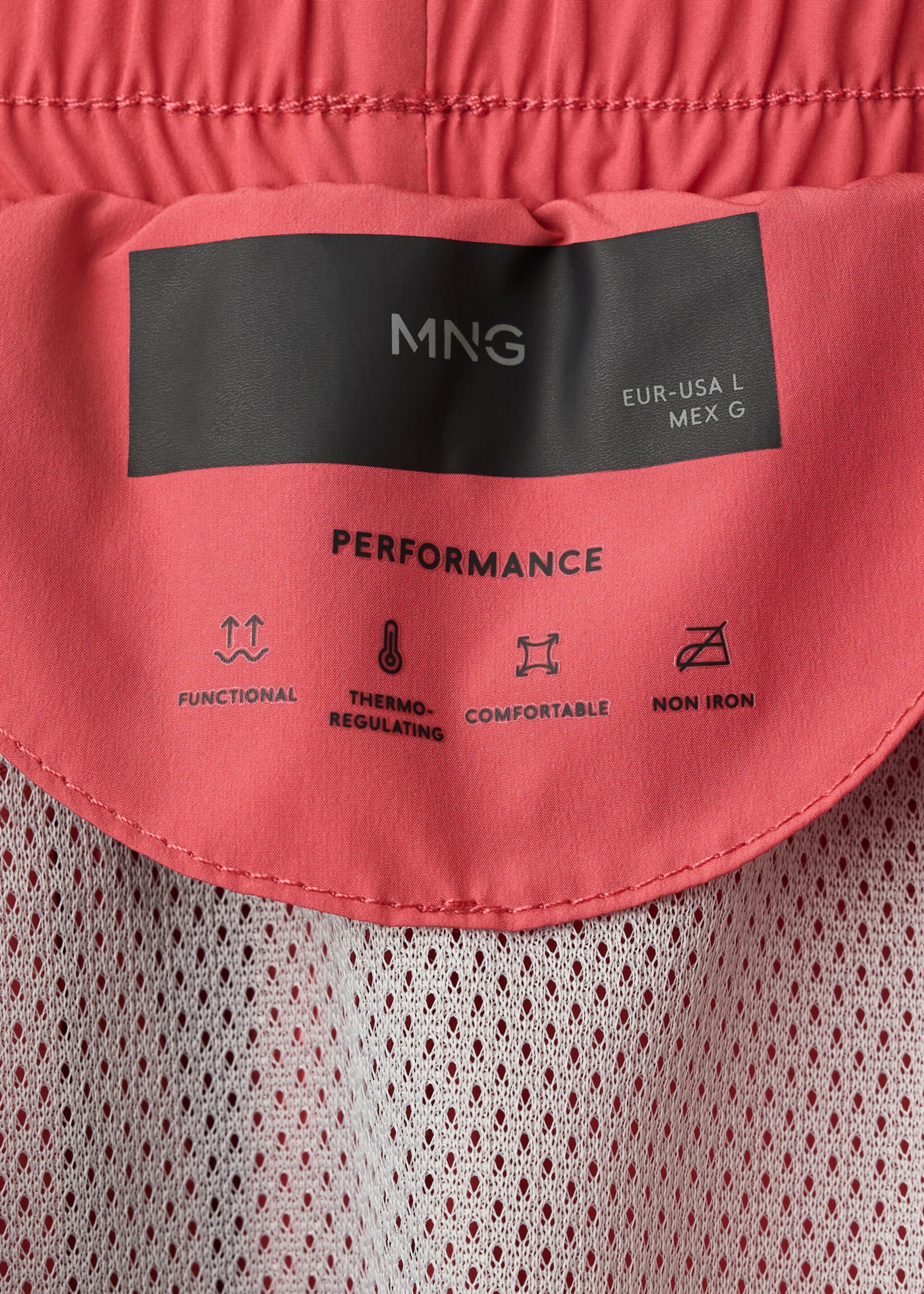 Swimsuit with zip pockets - Details of the article 0, Red. Ref: 27007916-00.