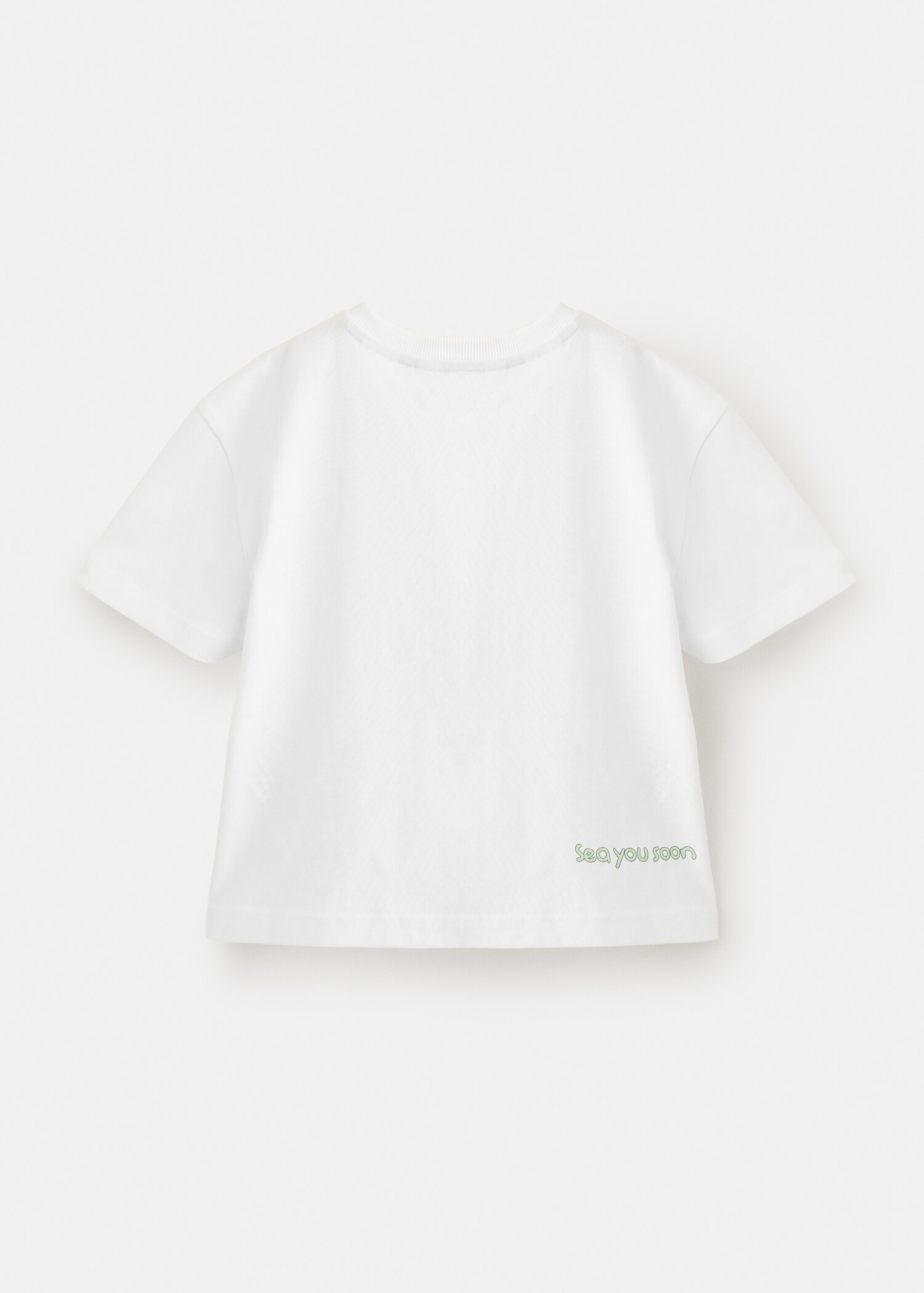 Pineapple printed cotton T-shirt - Reverse of the article