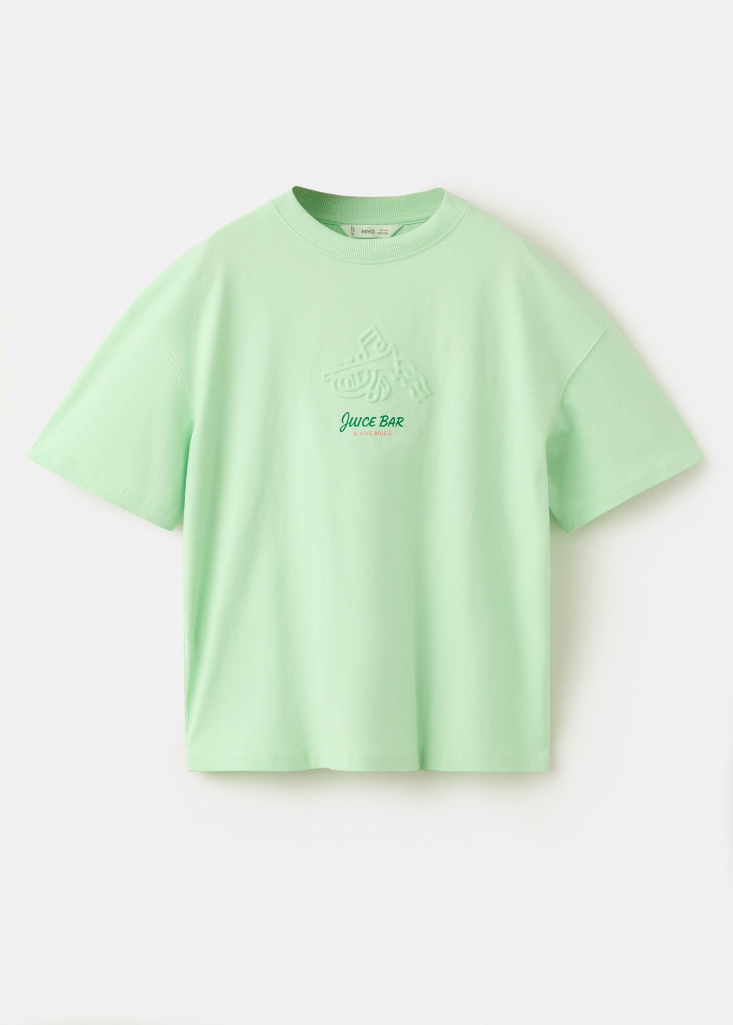 Printed cotton-blend t-shirt - Article without model