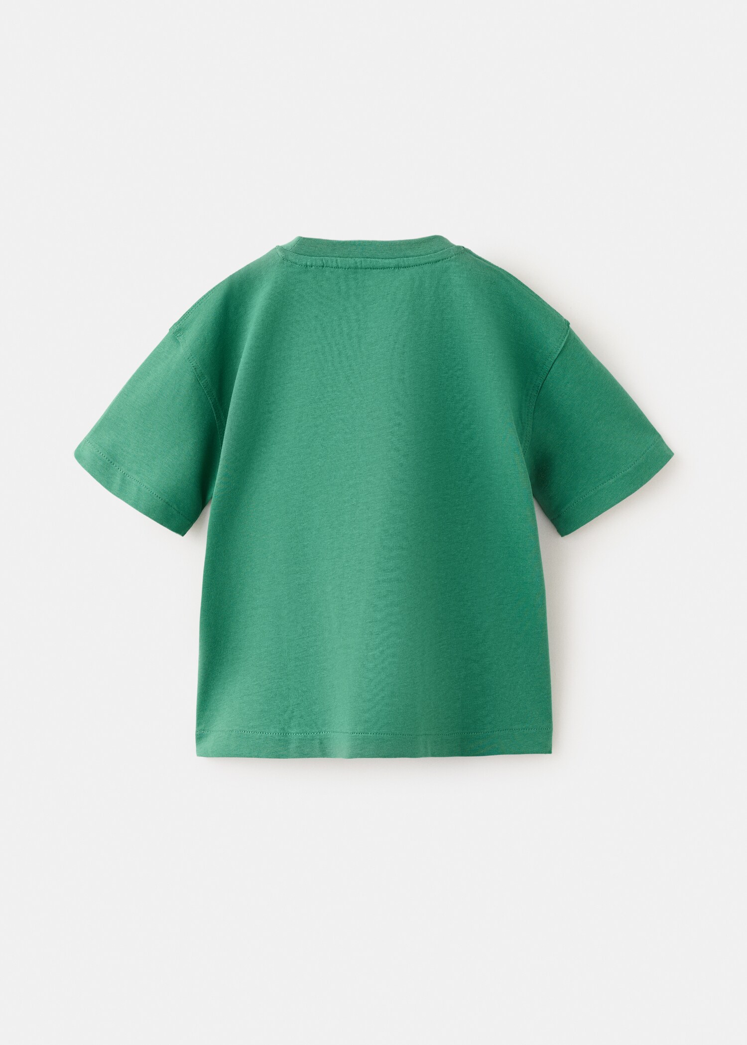 Cotton T-shirt with pocket detail - Reverse of the article