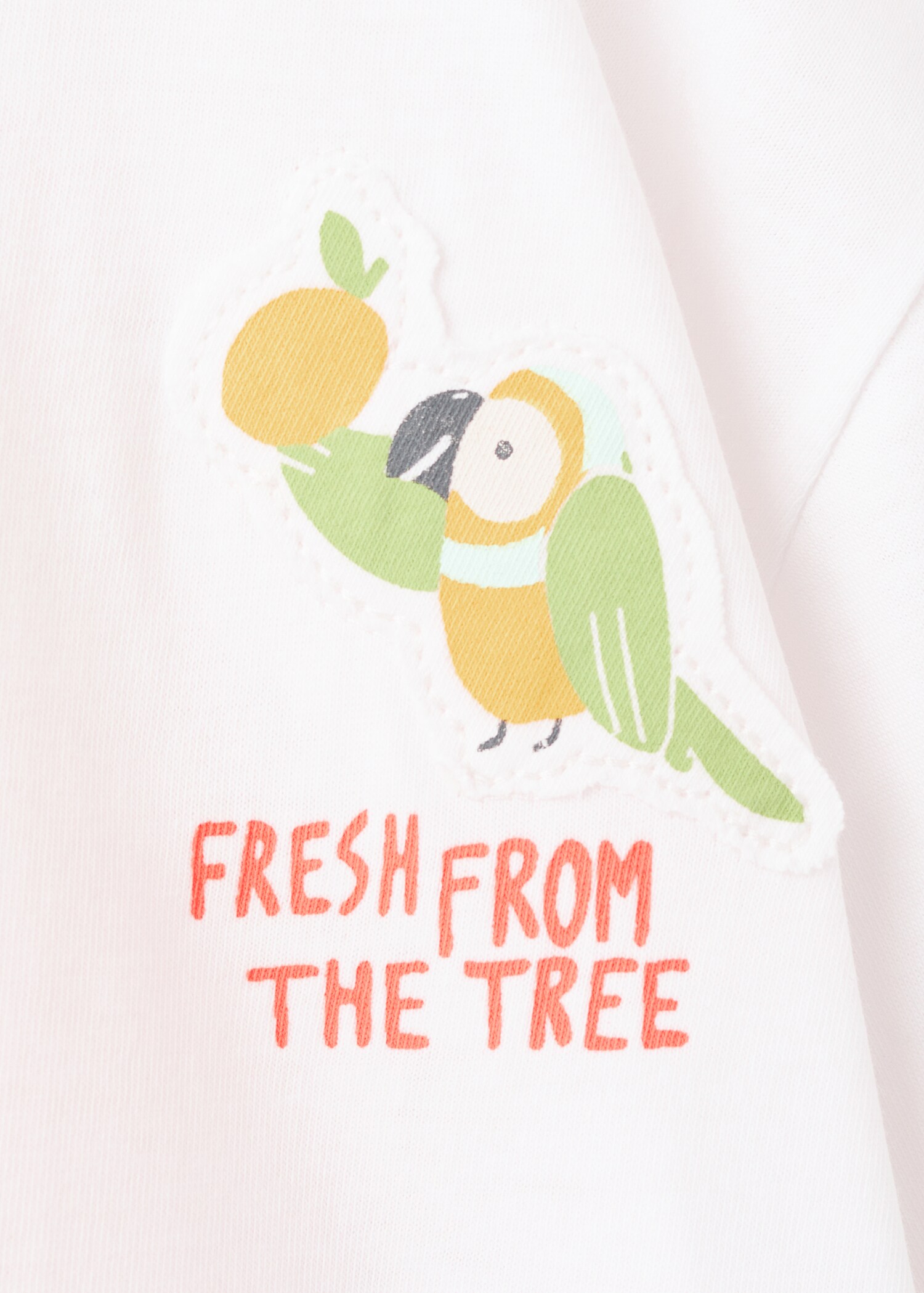 Embroidered detail cotton T-shirt - Details of the article 8