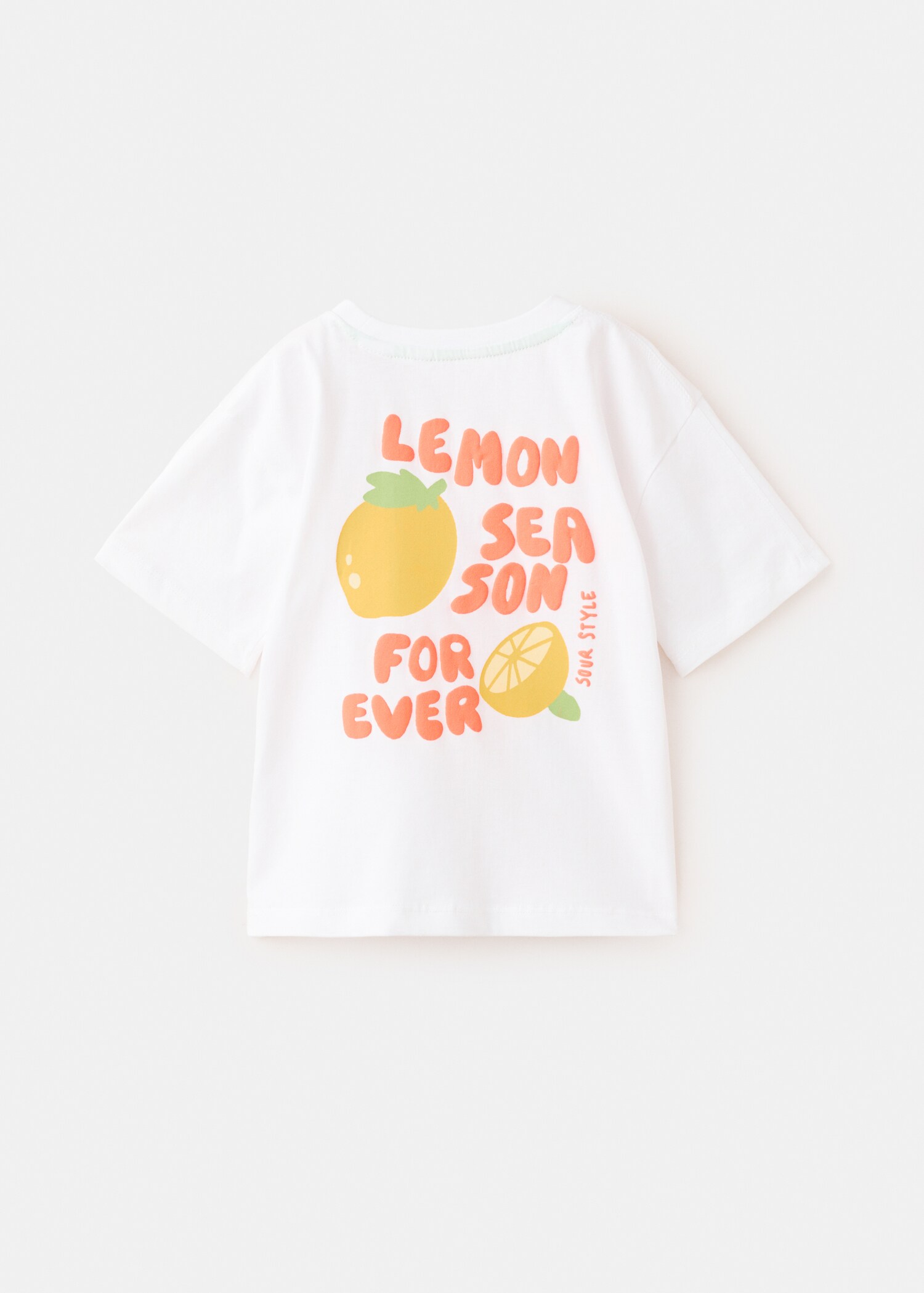 Embroidered detail cotton T-shirt - Reverse of the article