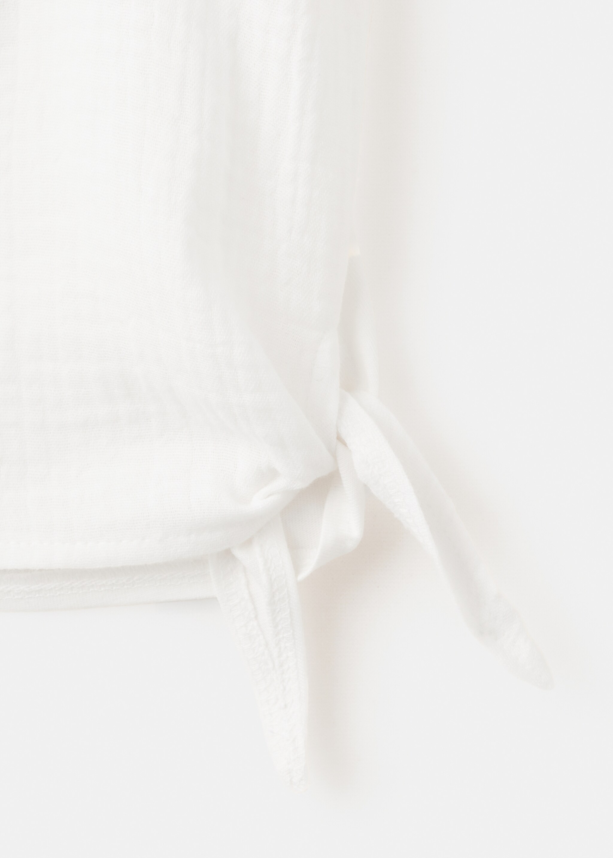 One-shoulder detail T-shirt - Details of the article 0, Off White. Ref: 27007930-00.