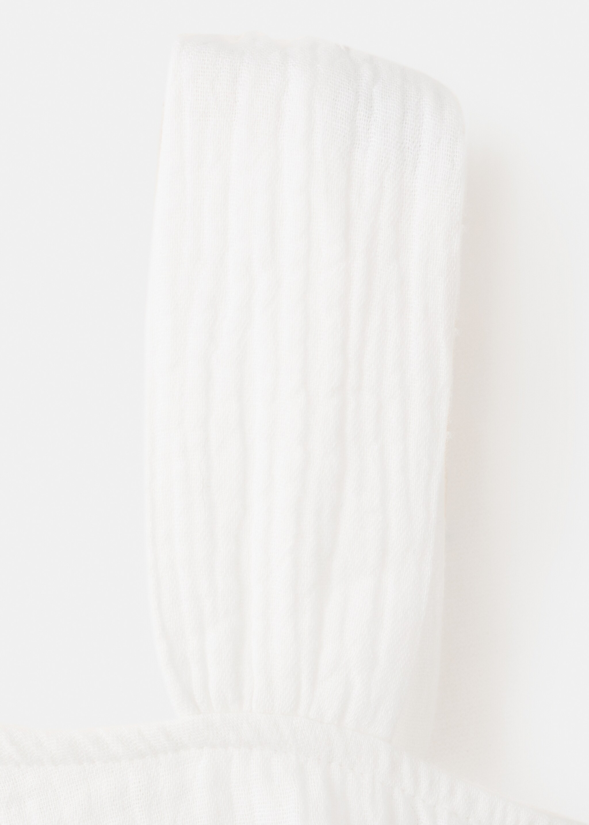 One-shoulder detail T-shirt - Details of the article 8, Off White. Ref: 27007930-00.