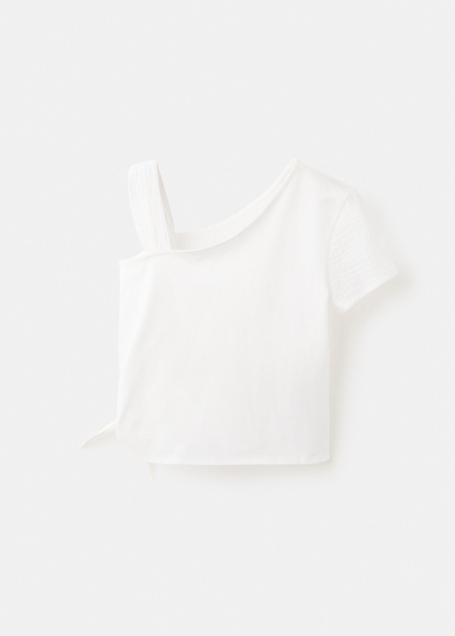 One-shoulder detail T-shirt - Reverse of the article