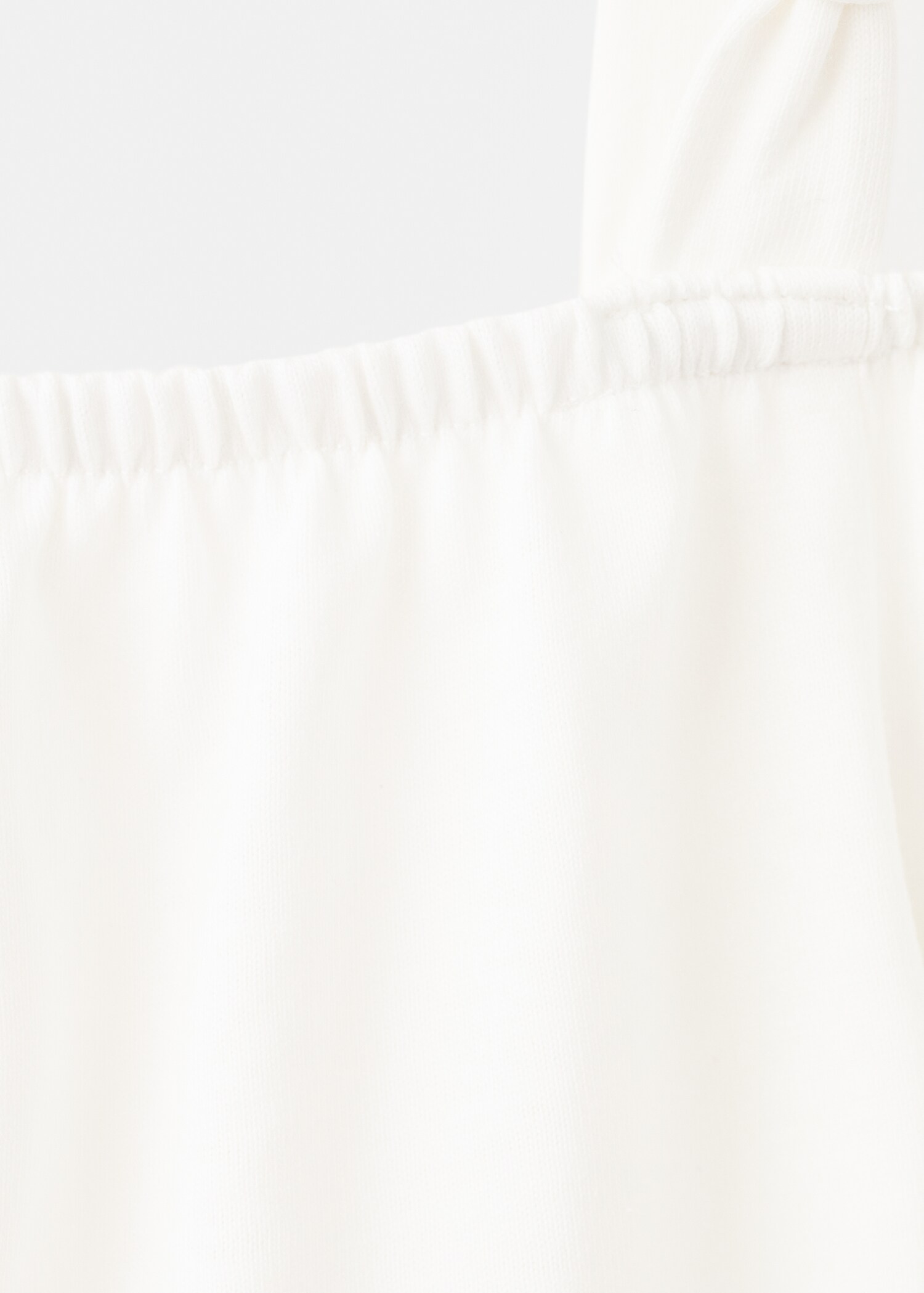 Off-the-shoulder cotton T-shirt - Details of the article 0