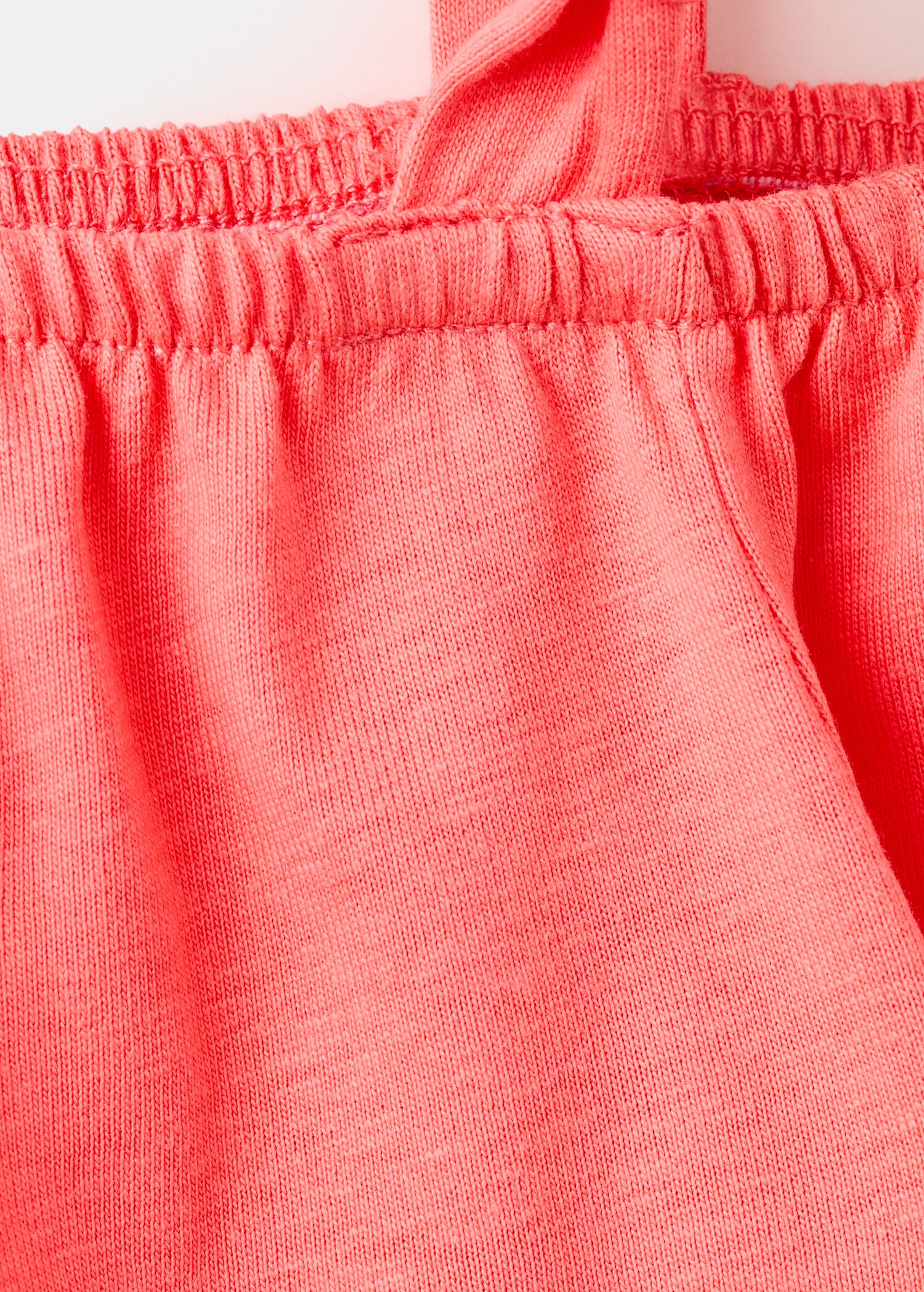 Off-the-shoulder cotton T-shirt - Details of the article 0