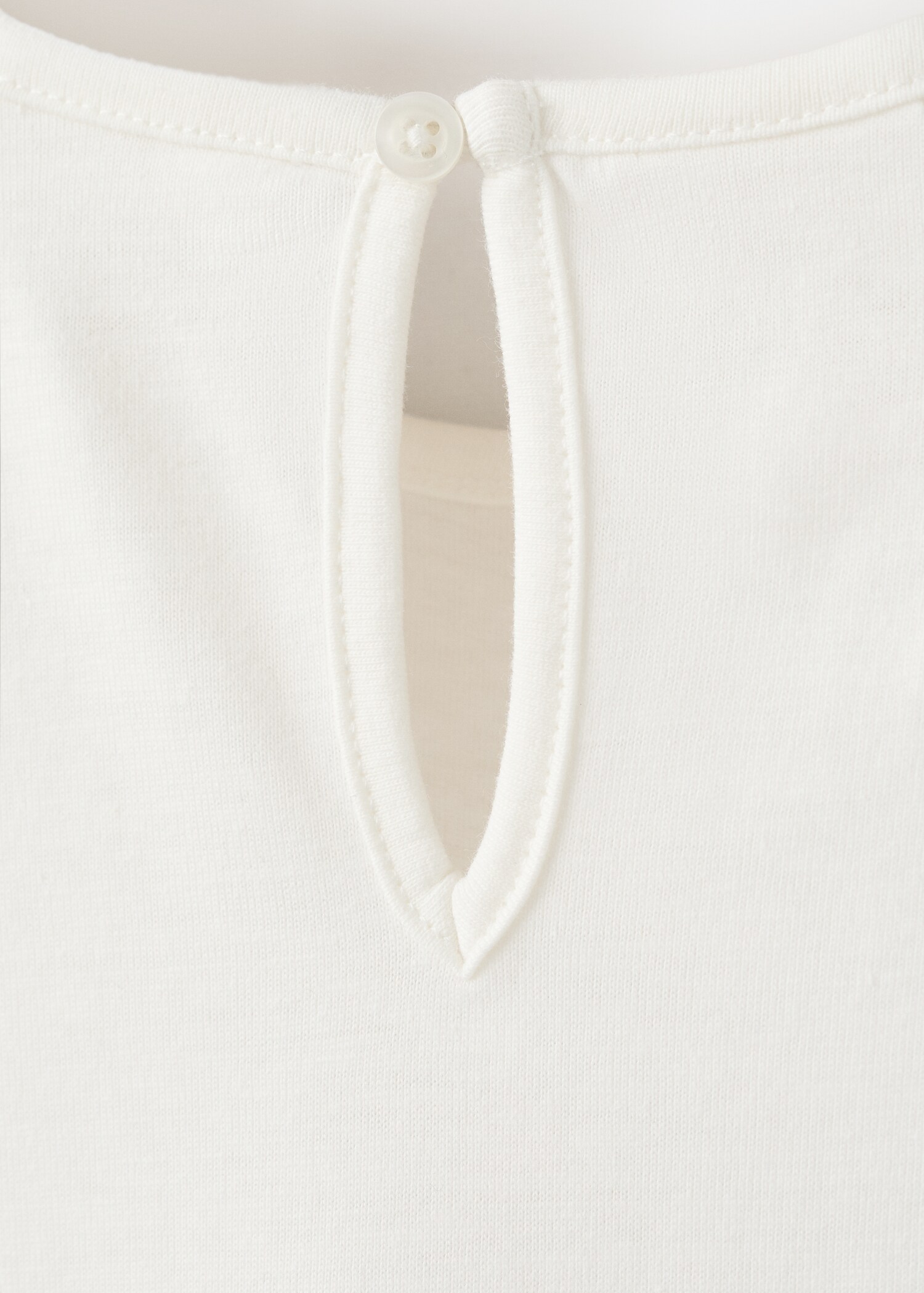 Beaded cotton T-shirt - Details of the article 0