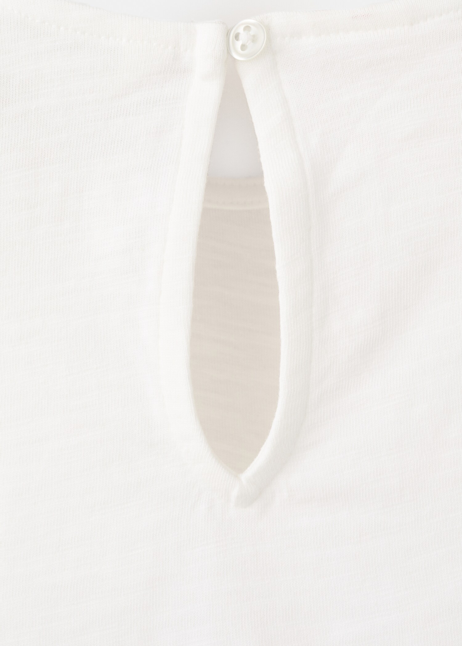 Camiseta algodón detalles trenzados - Detall de l'article 0