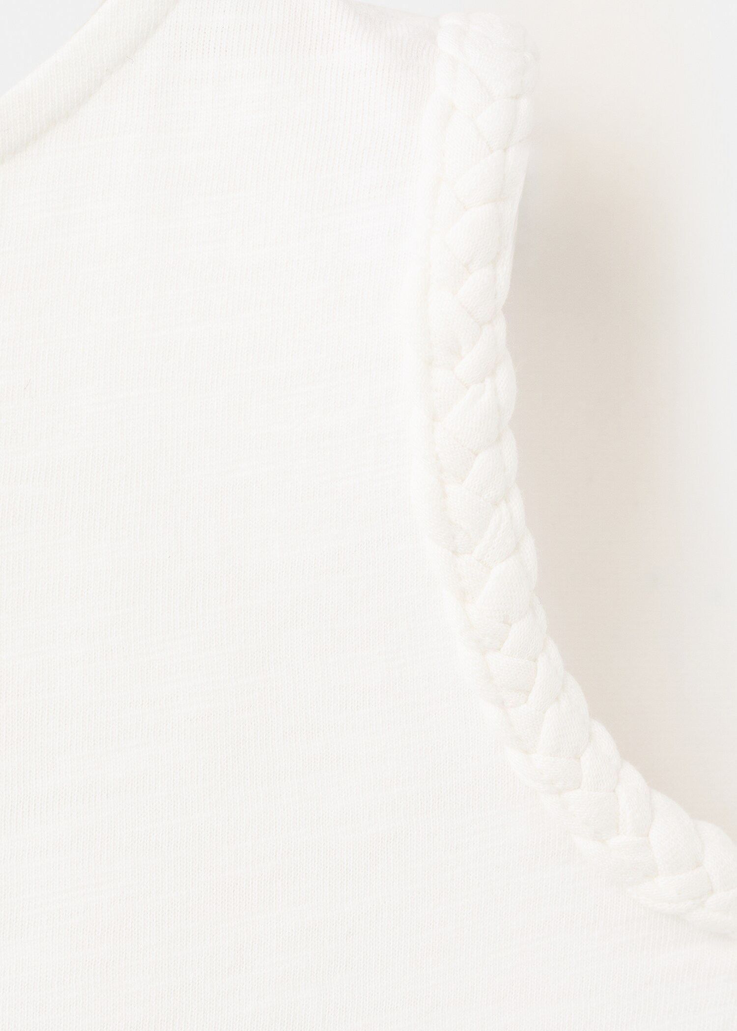 Camiseta algodón detalles trenzados - Detall de l'article 8