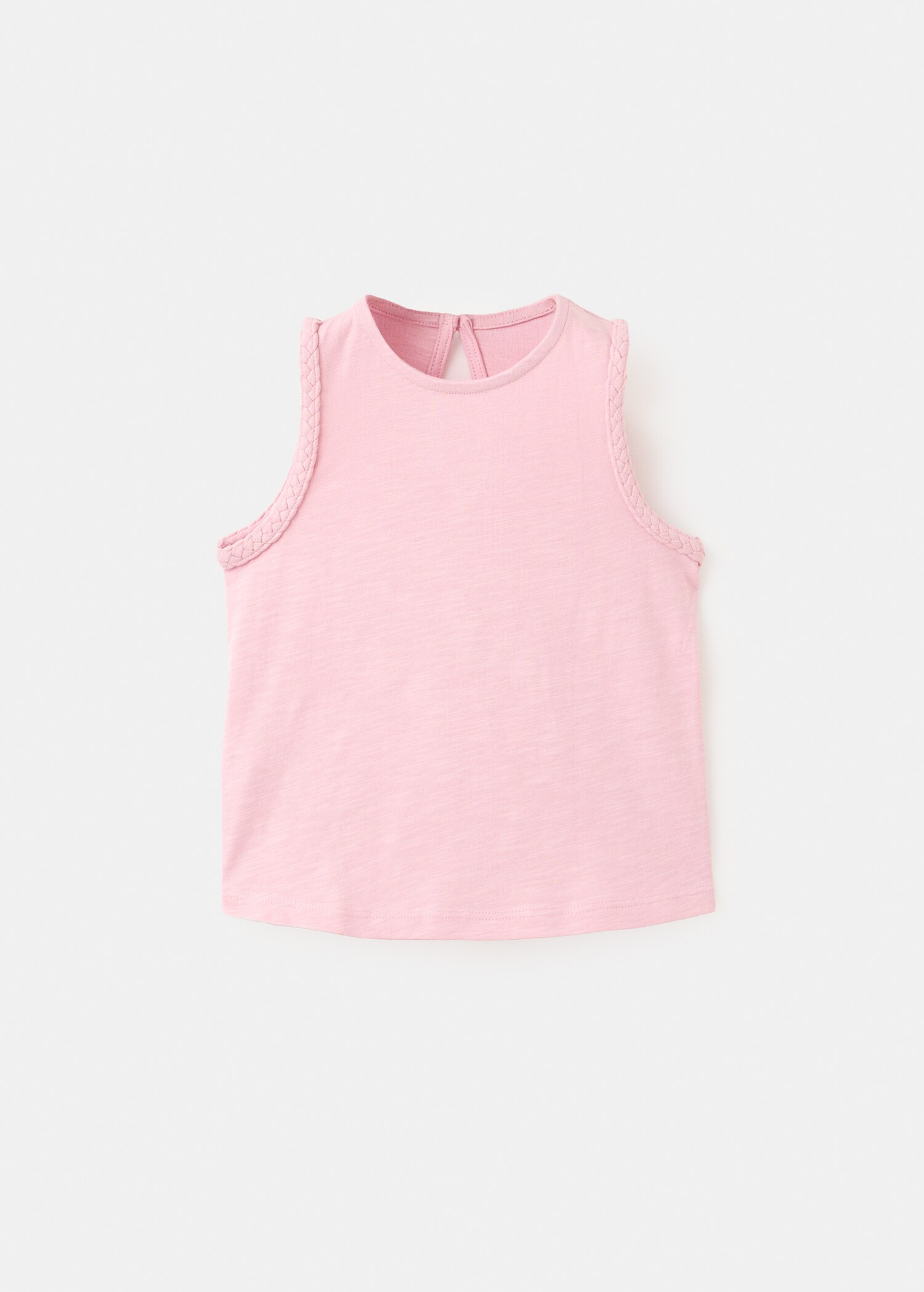 Samarreta de cotó amb detalls trenats - Article sense model