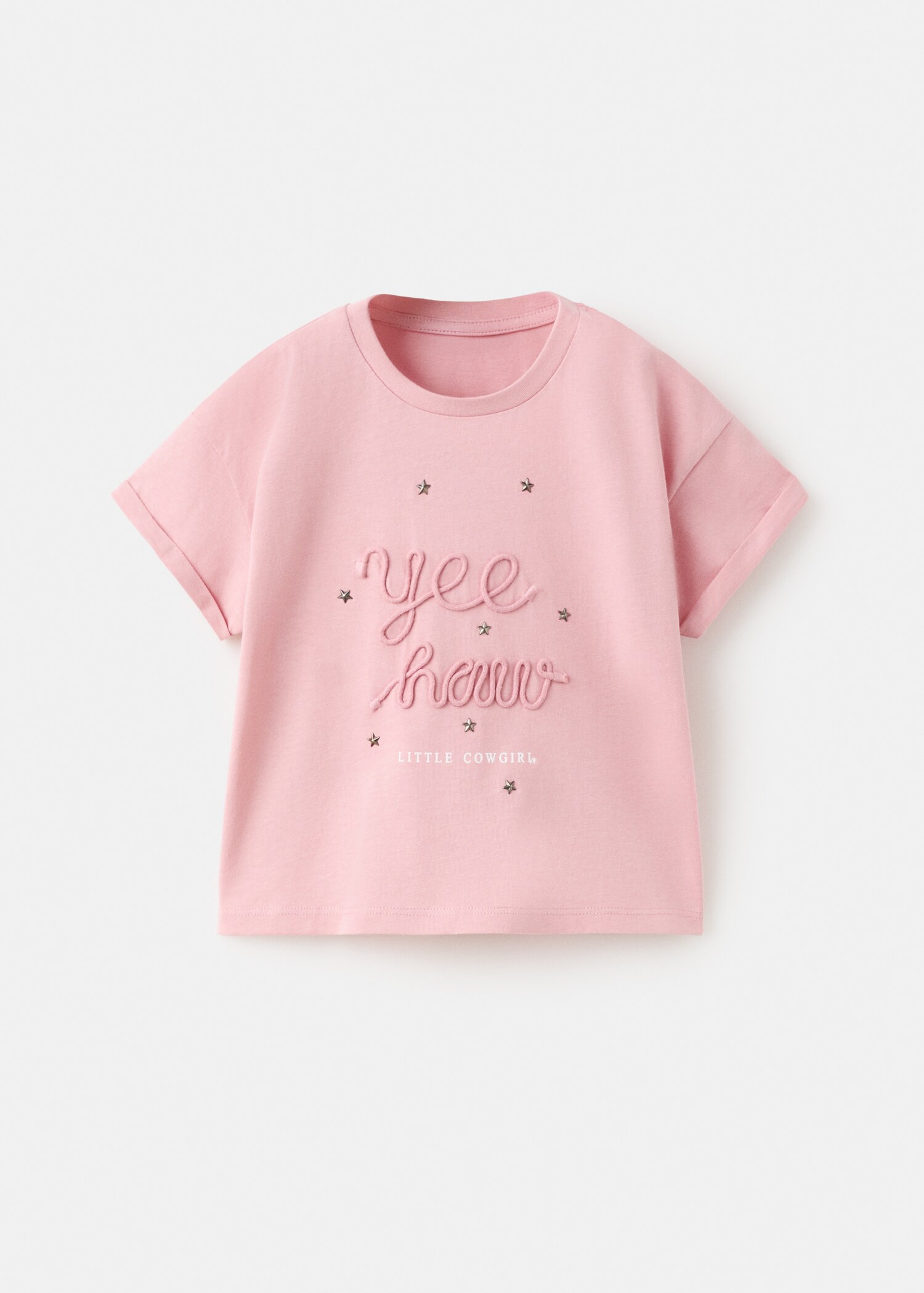 T-shirt with embroidered detail - Article without model