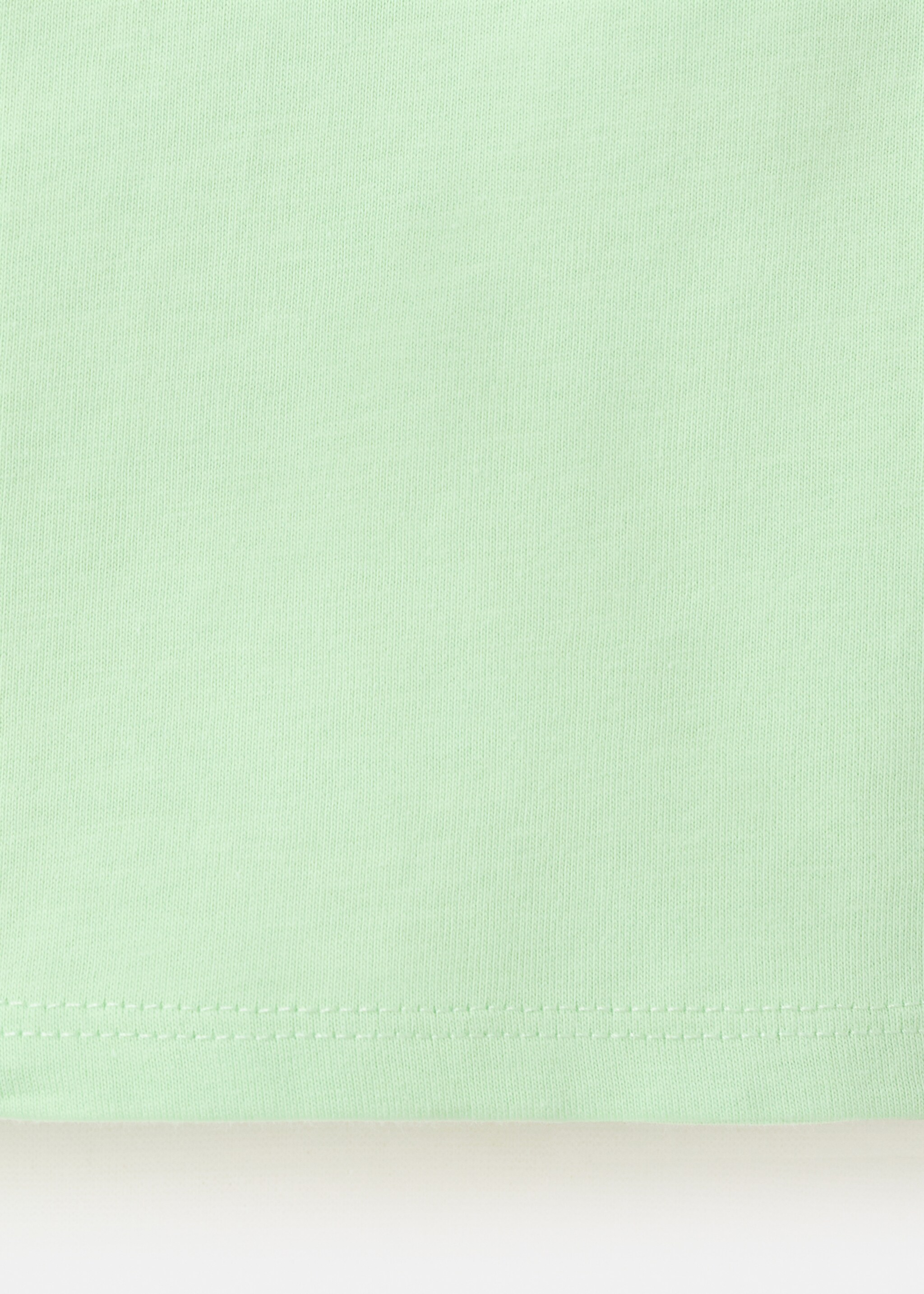 Off-the-shoulder ruffled top - Details of the article 0, Lime. Ref: 27007938-00.