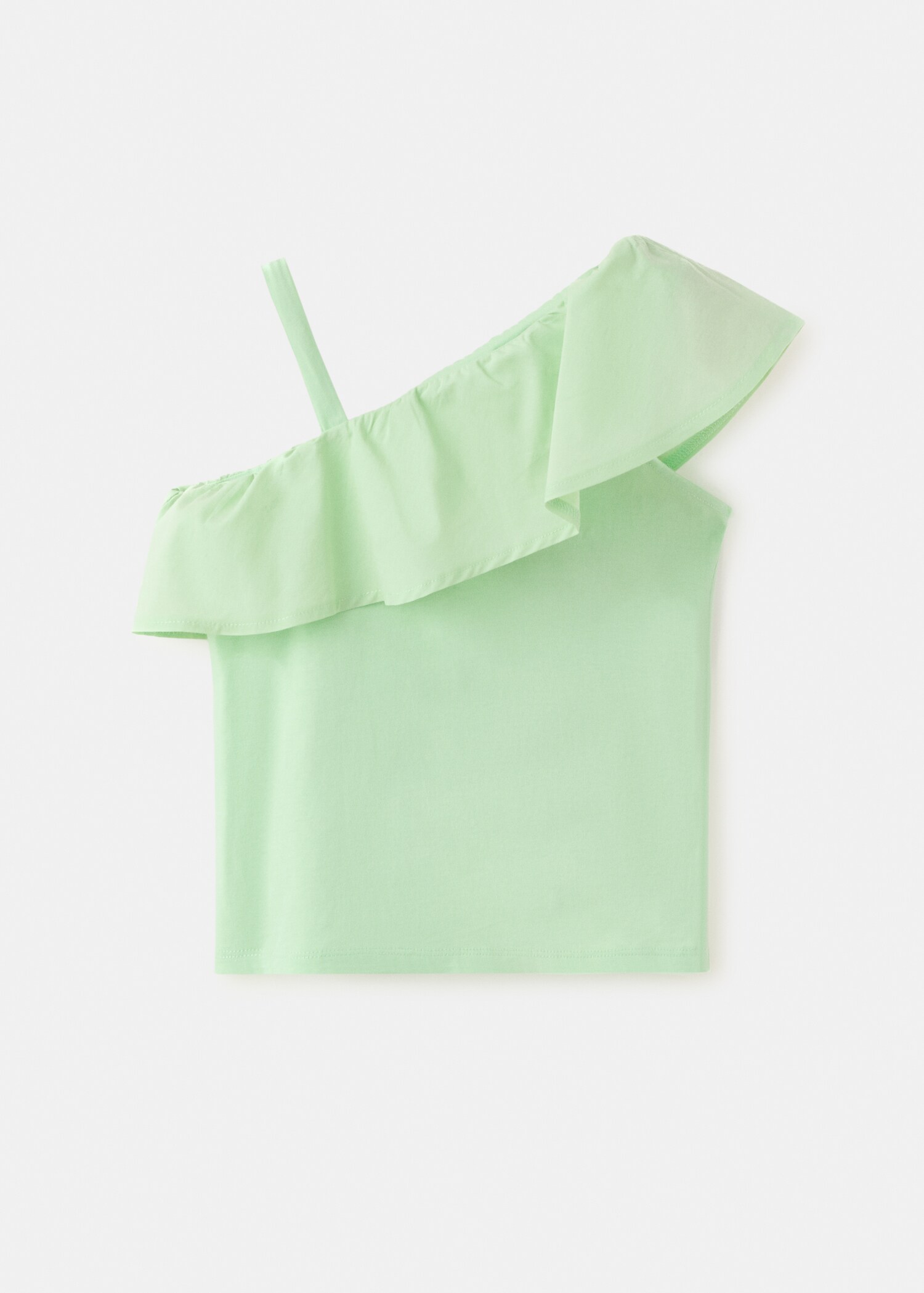 Off-the-shoulder ruffled top - Reverse of the article