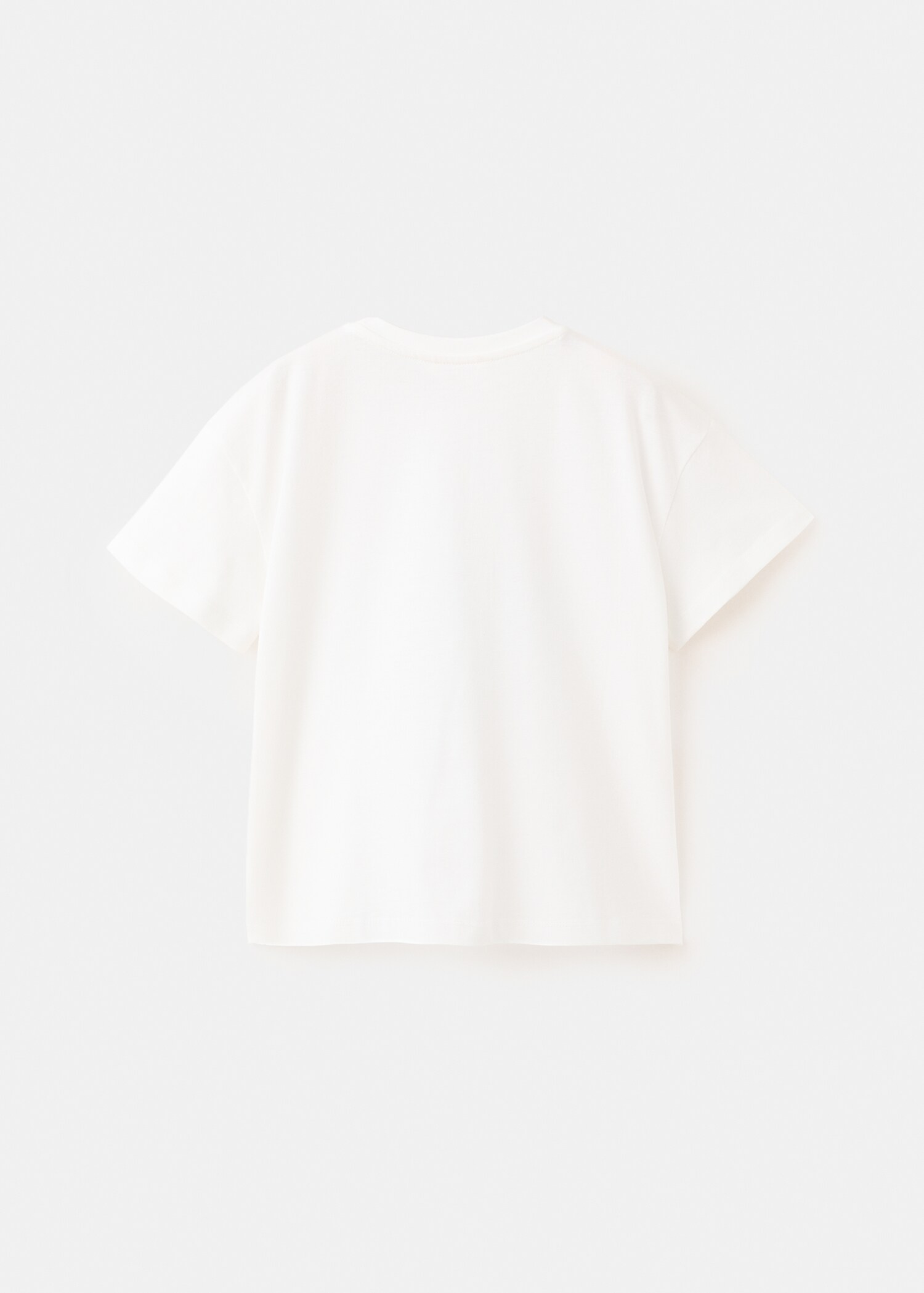 Tropical print T-shirt - Reverse of the article