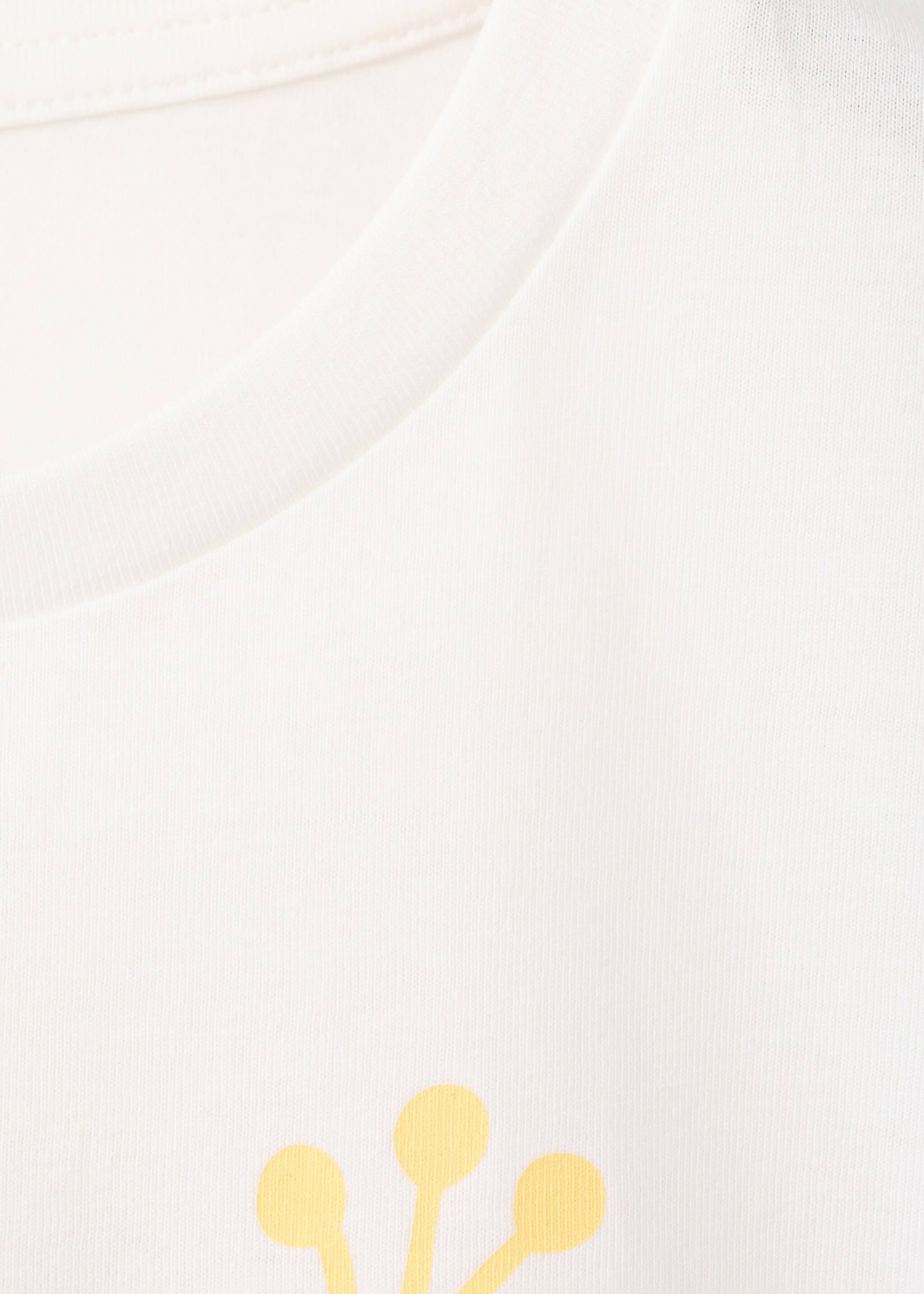 Floral-print cotton t-shirt - Details of the article 0, Off White. Ref: 27007945-00.