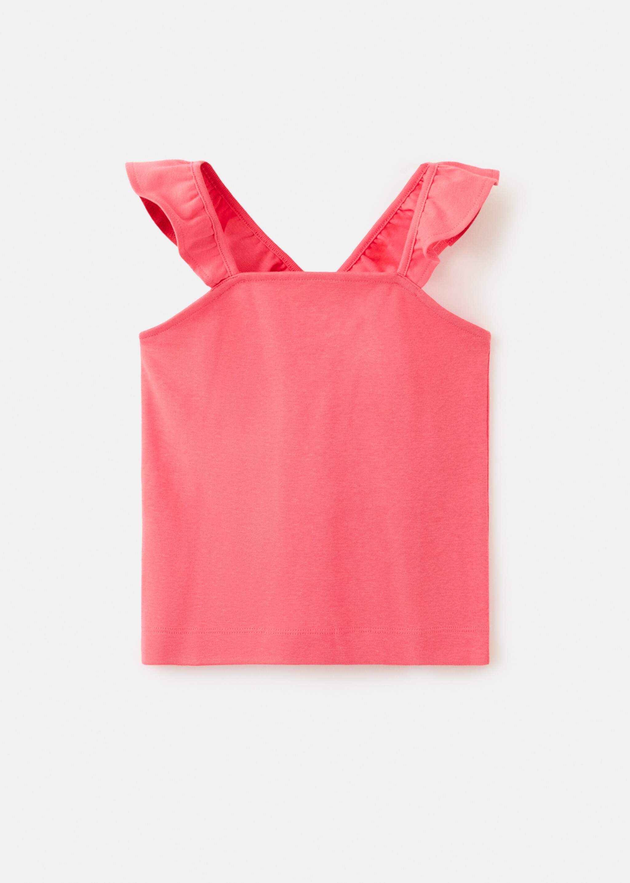 Camiseta algodón volantes - Artículo sin modelo, Fucsia. Ref: 27007949-00.