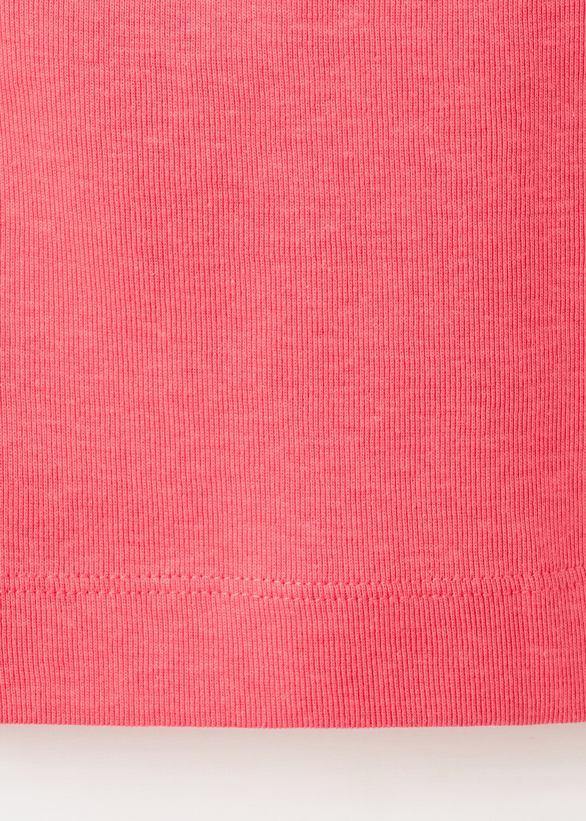 Camiseta algodón volantes - Detalle del artículo 0, Fucsia. Ref: 27007949-00.