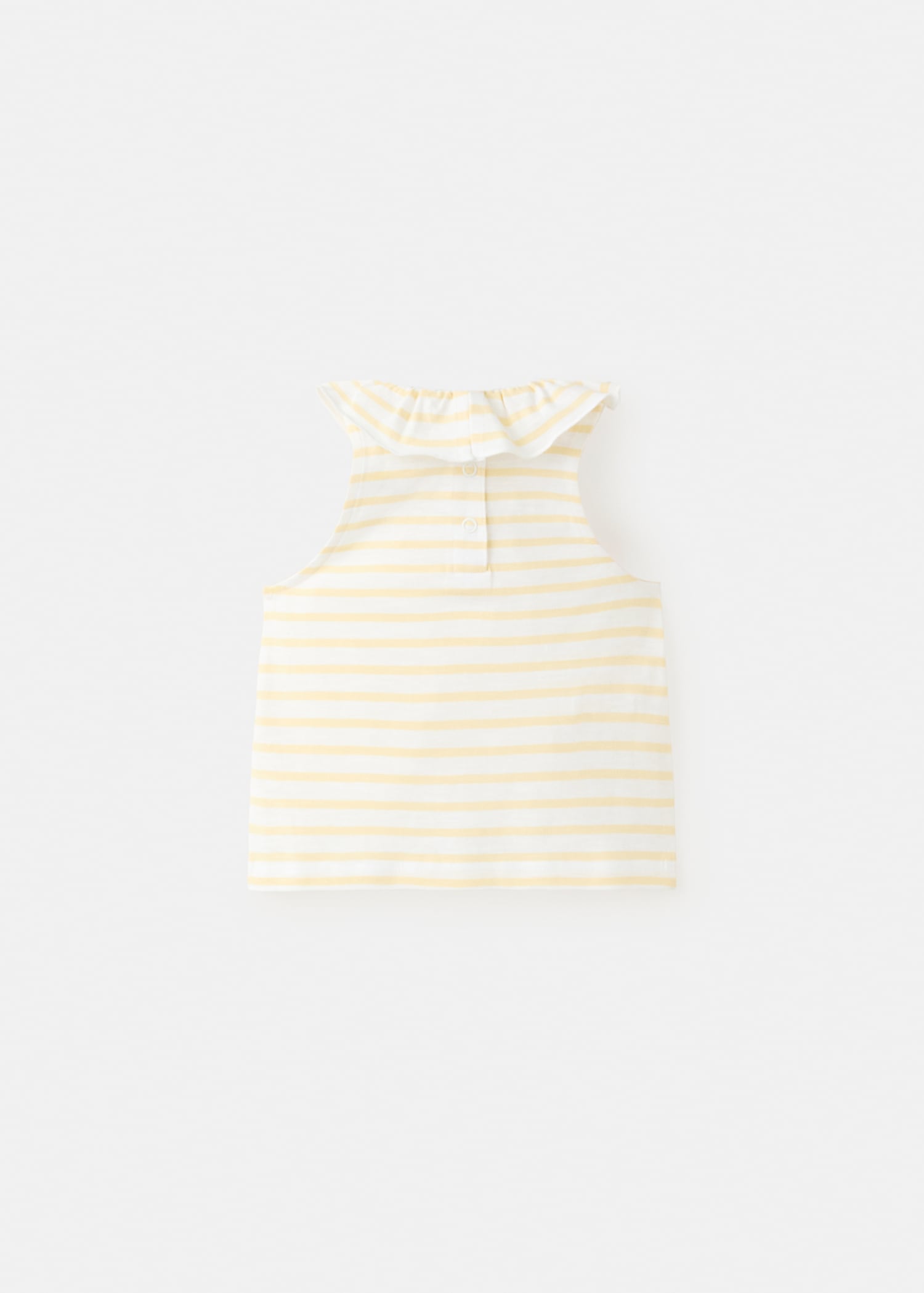 Striped frills top - Reverse of the article