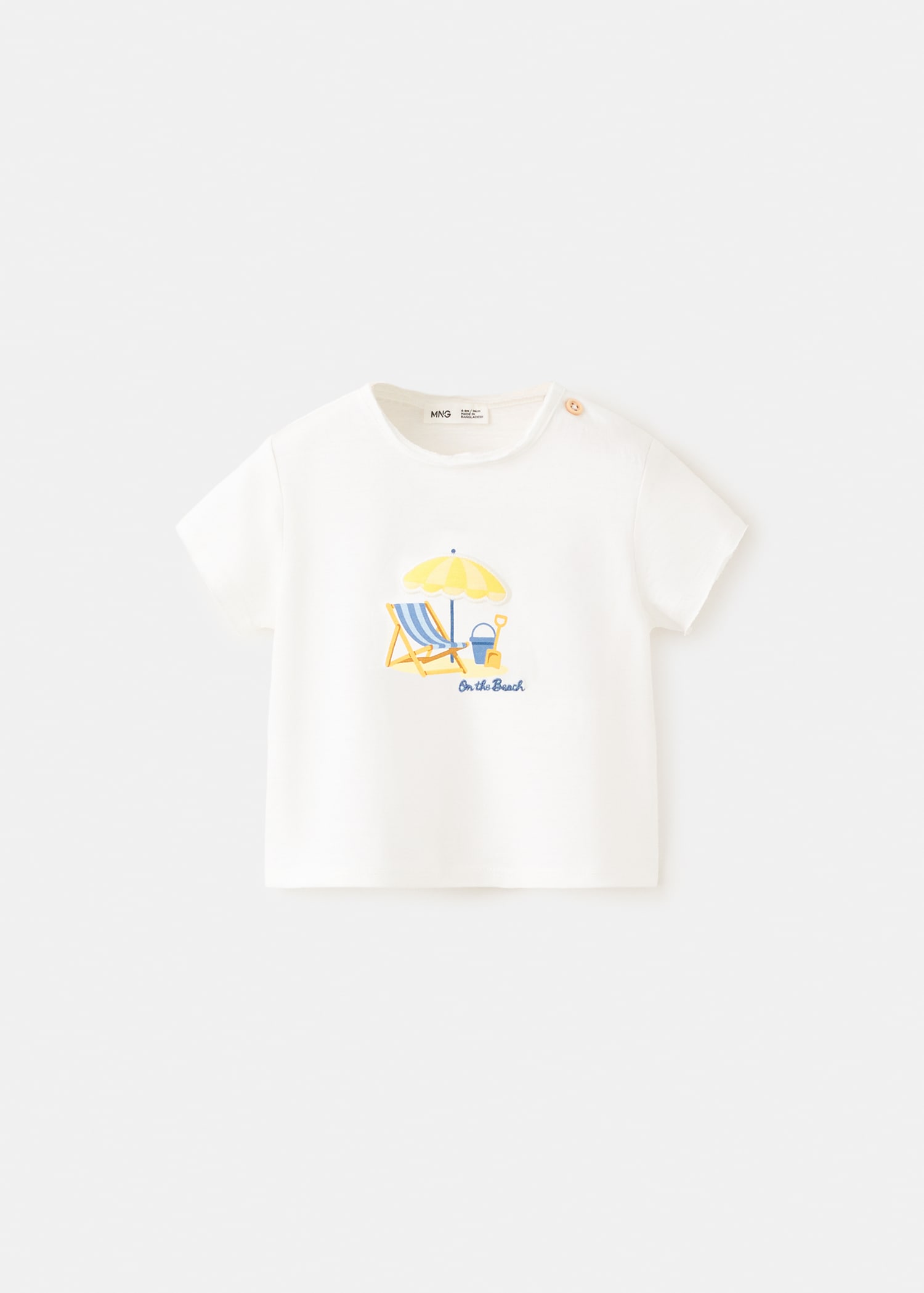 Printed cotton-blend t-shirt - Article without model