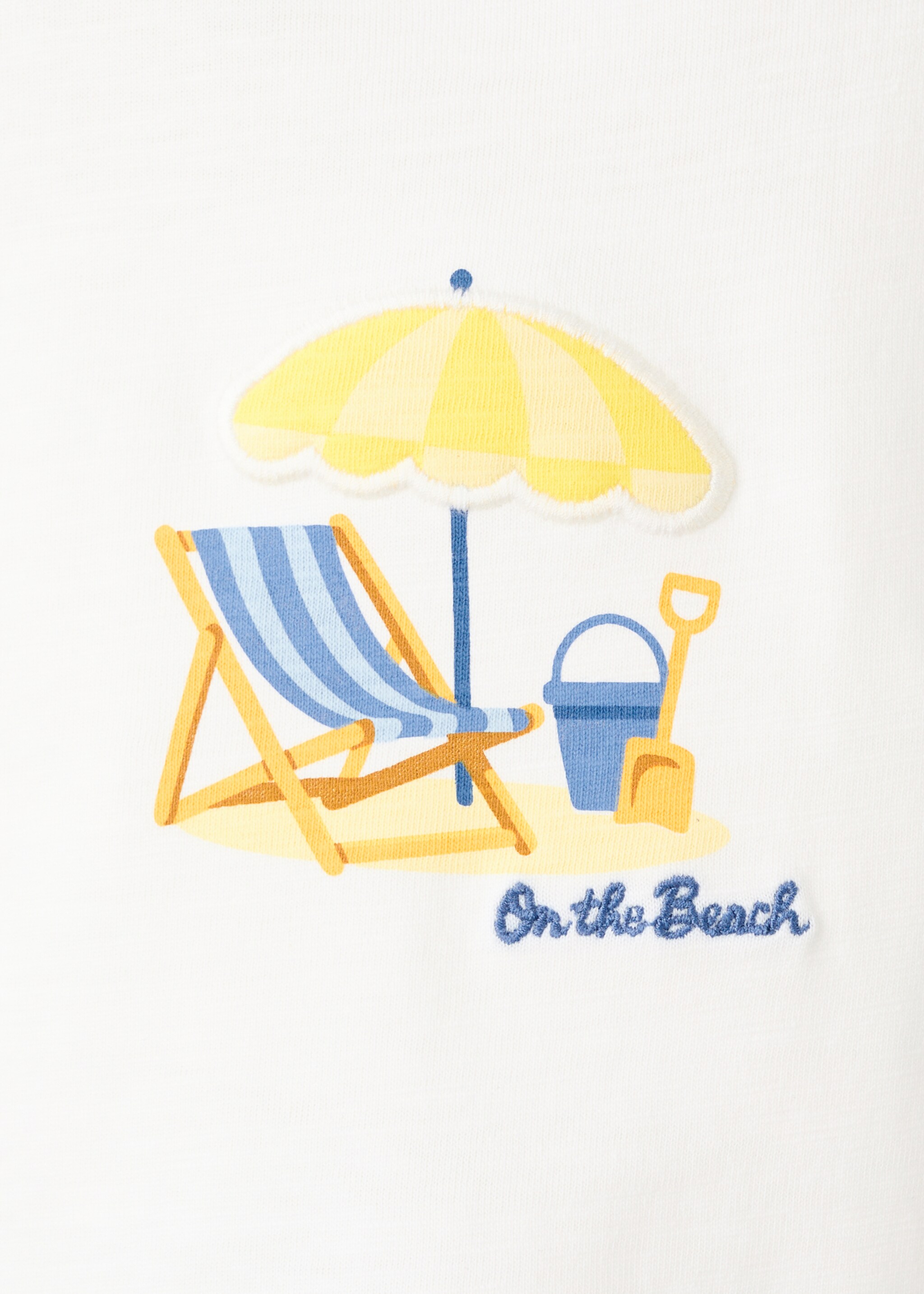 Printed cotton-blend t-shirt - Details of the article 8, Off White. Ref: 27008271-00.